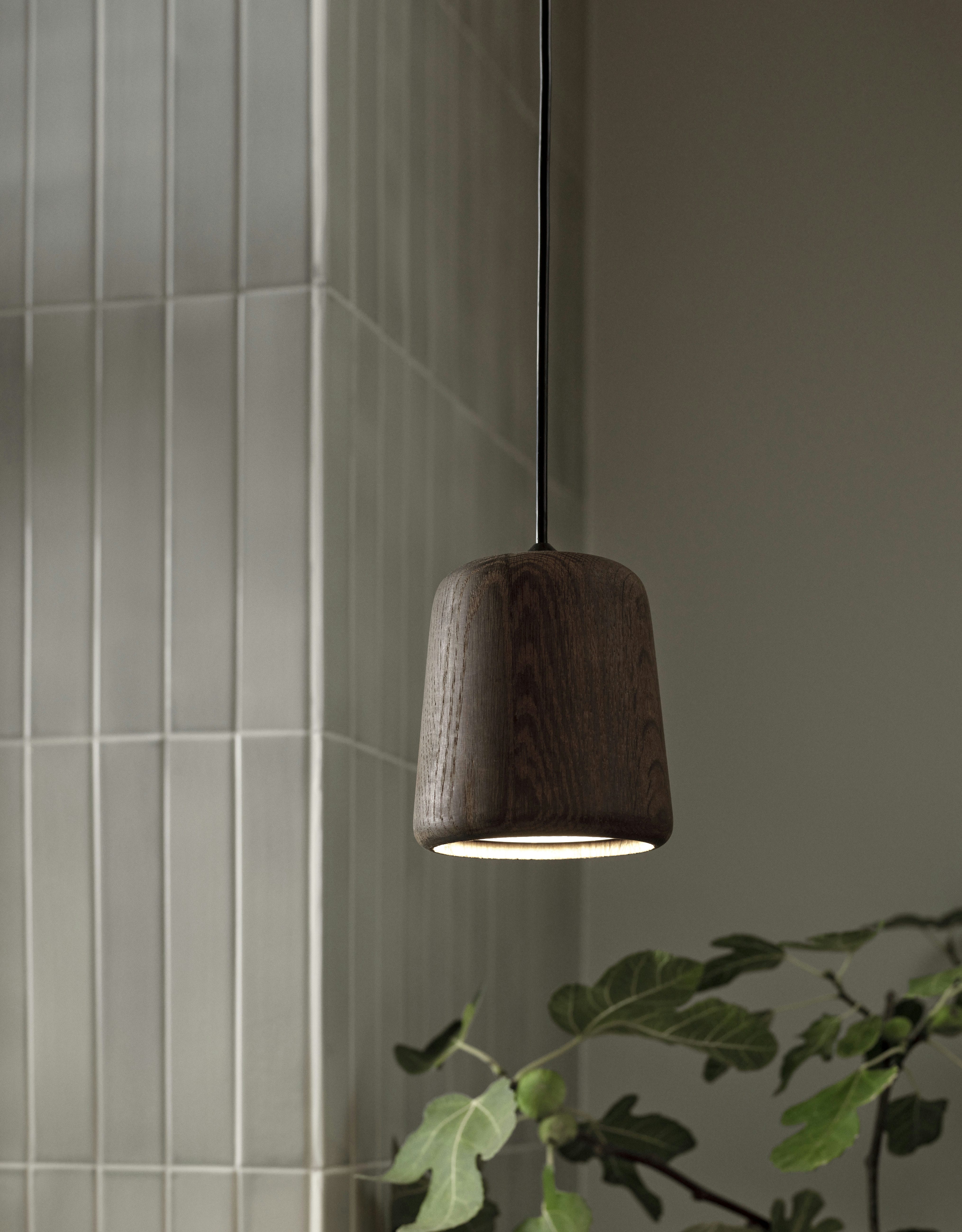 Hanging lamp material smoked oak