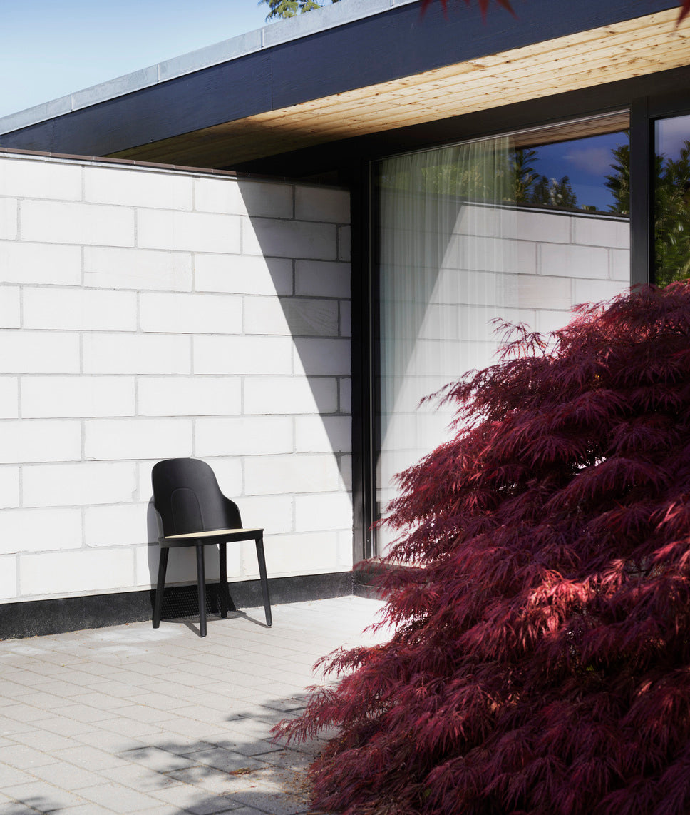 Allez PP Black Stuhl mit Wicker