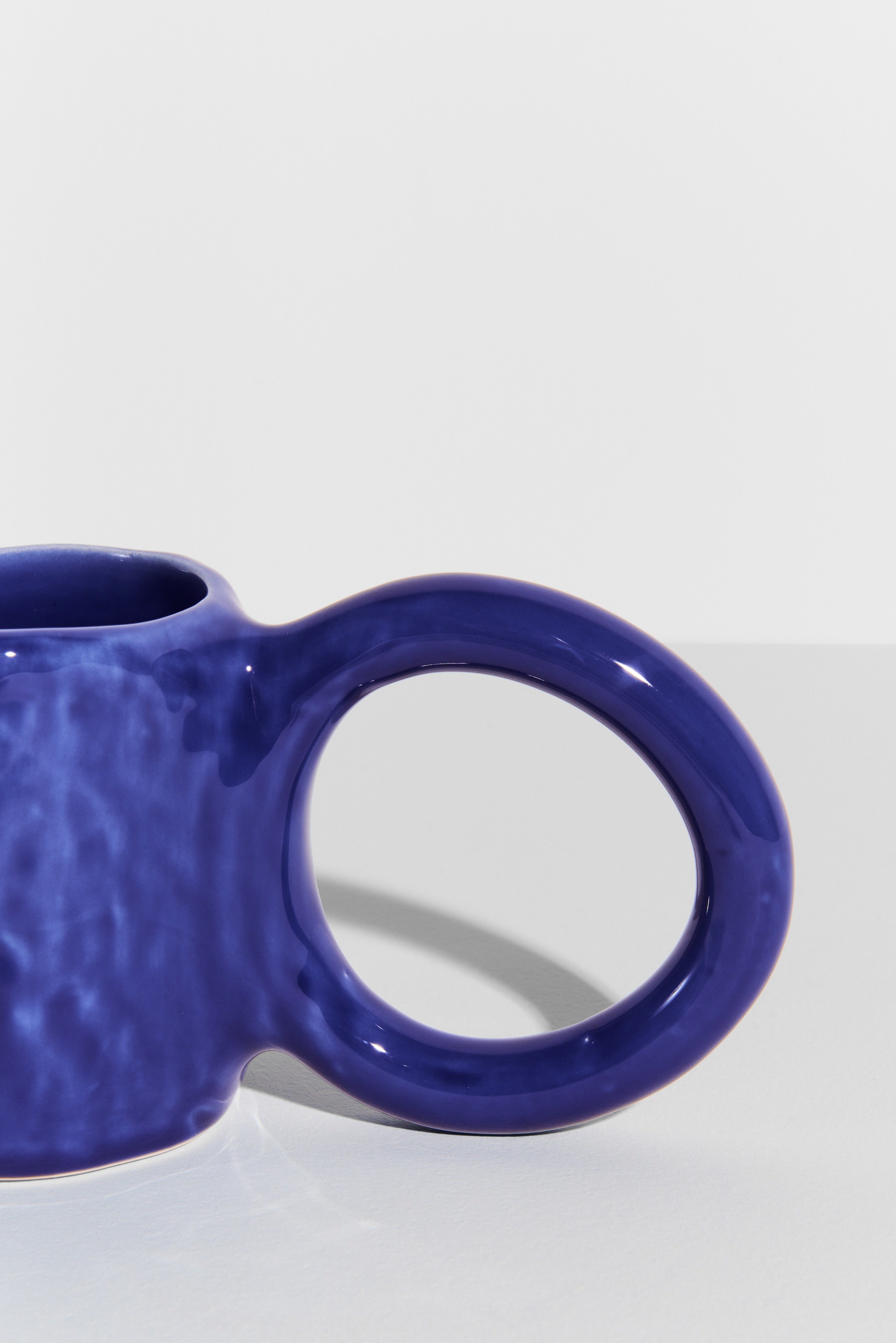 Set van blauwe espresso kopjes DONUT