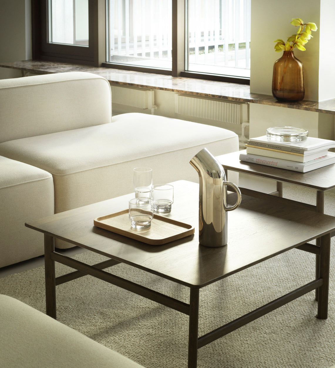 Couchtisch wachsen schwarze Eiche