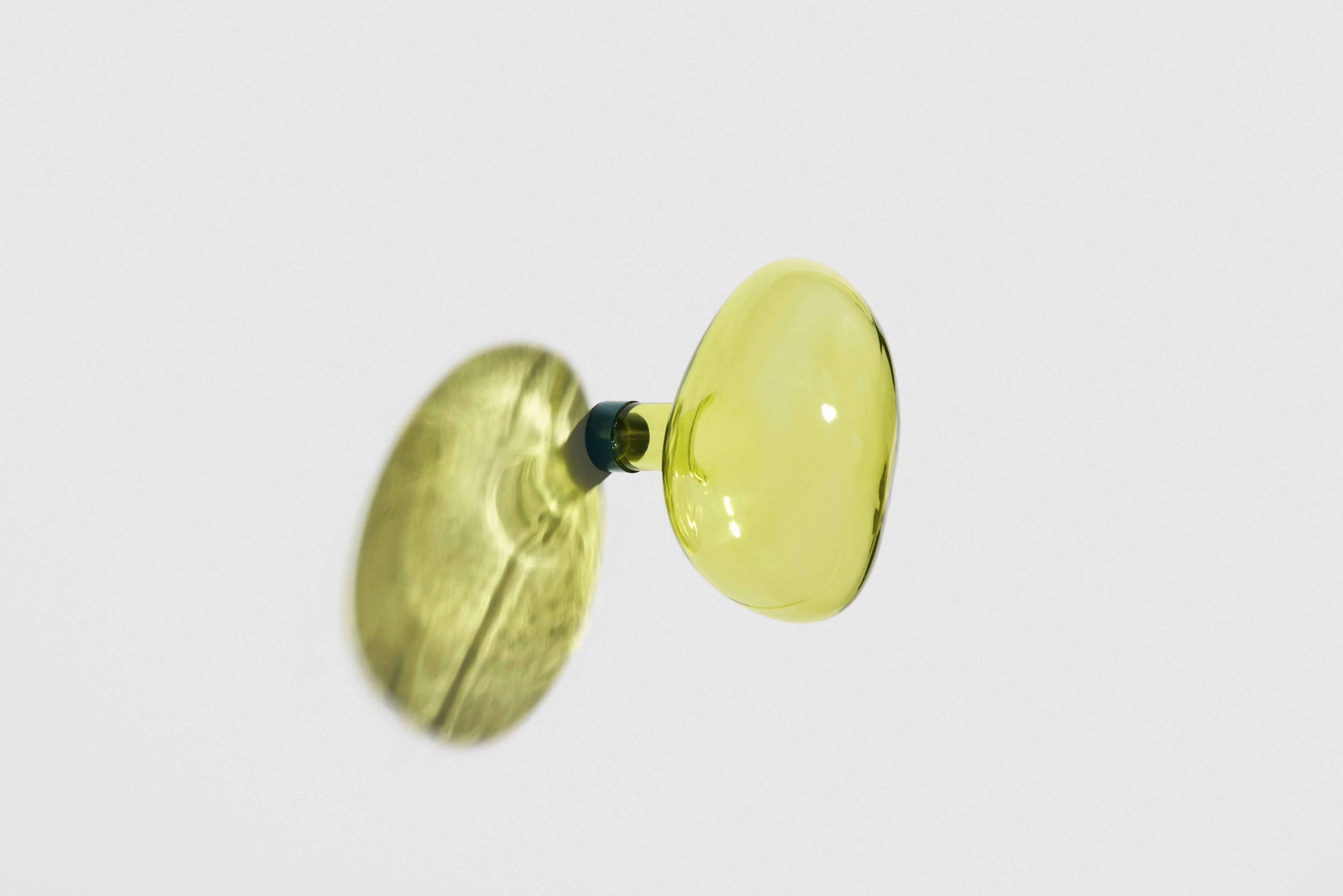 Wandkapstok BUBBLE limoen groen