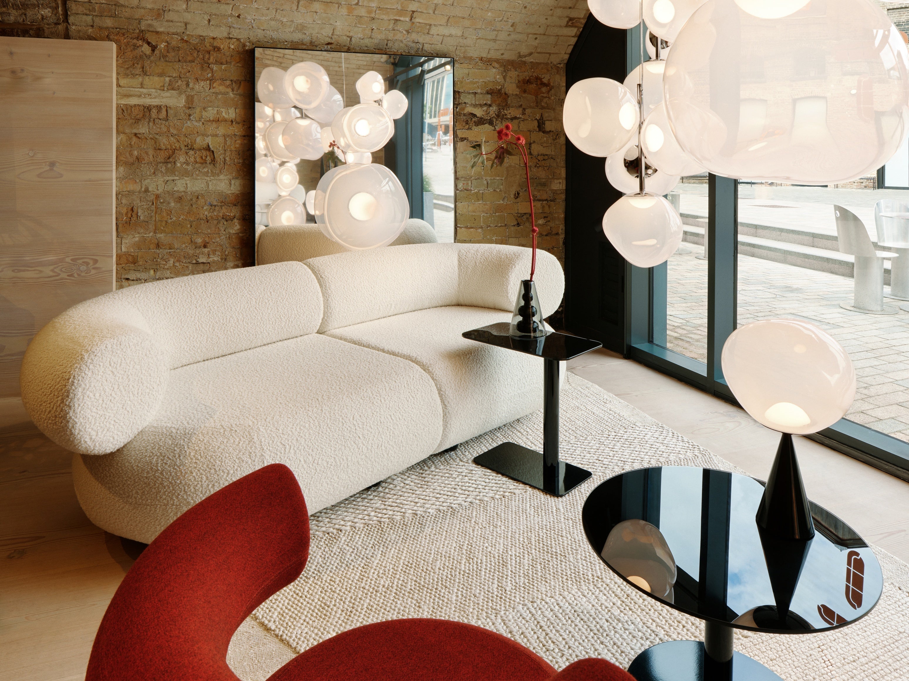 Fettmodulares Sofa - rechts gepolstertes Modul mit rechtsem Handel