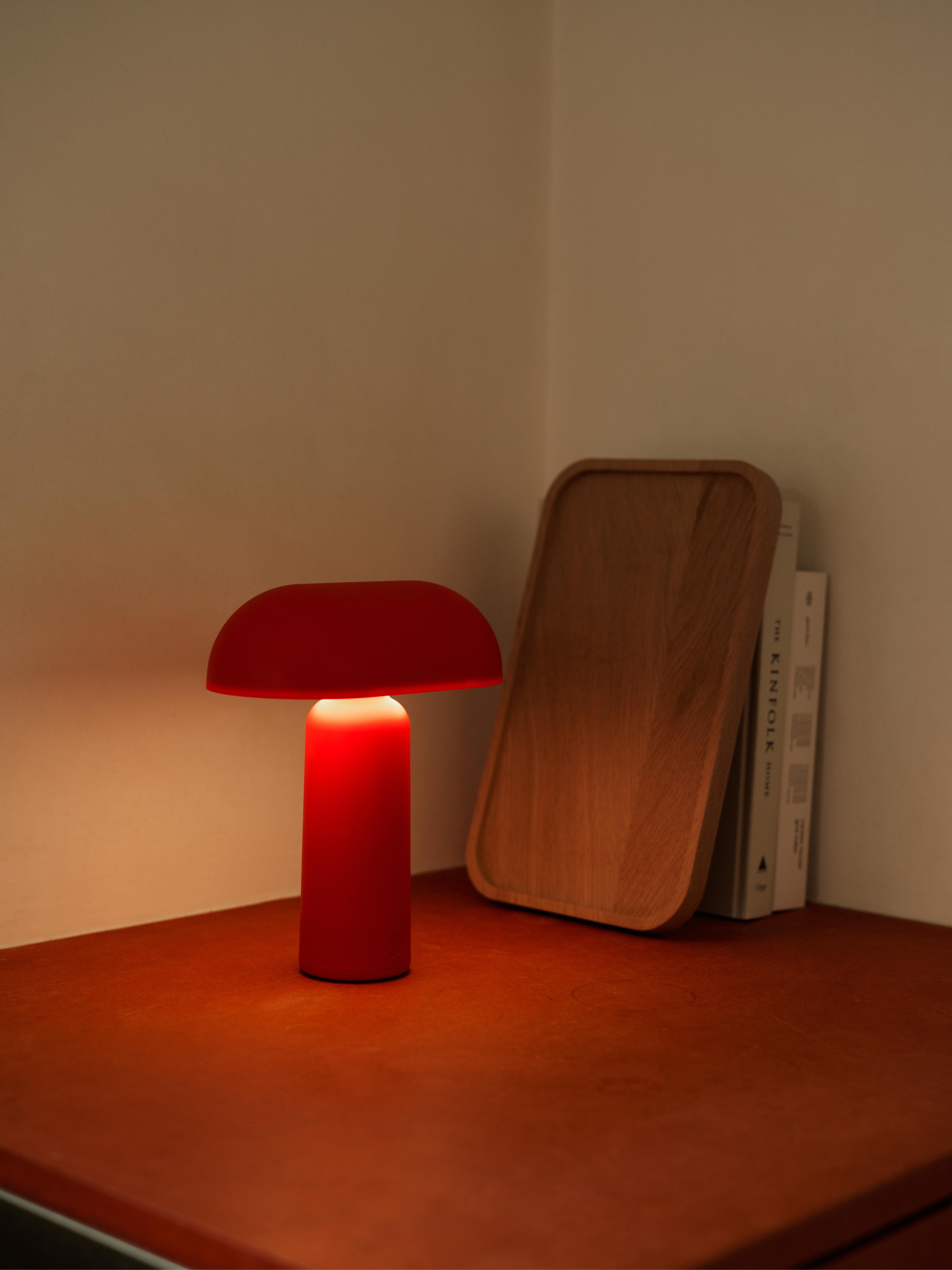 Draagbare lamp PORTA rood