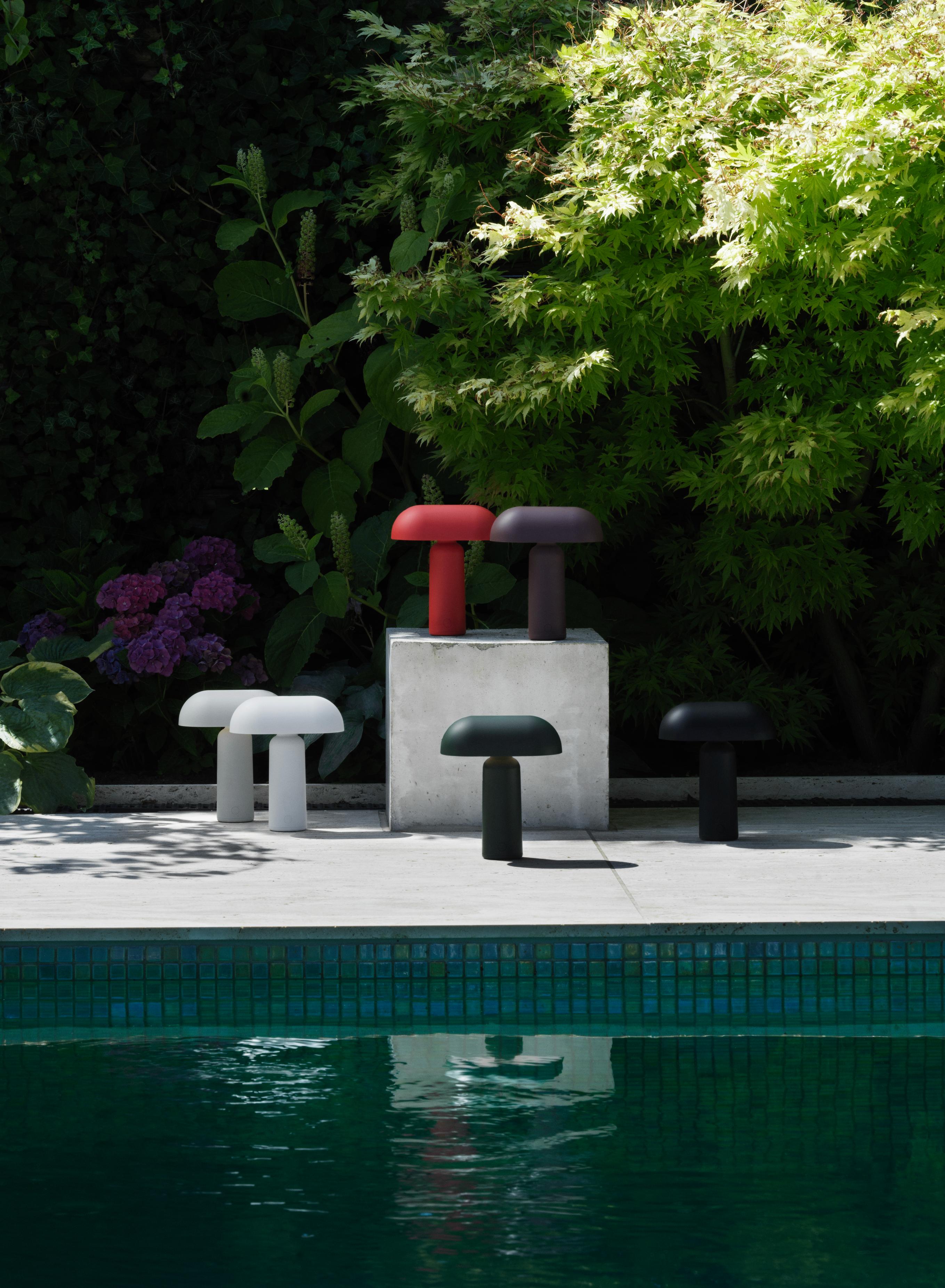 Draagbare lamp PORTA grijs