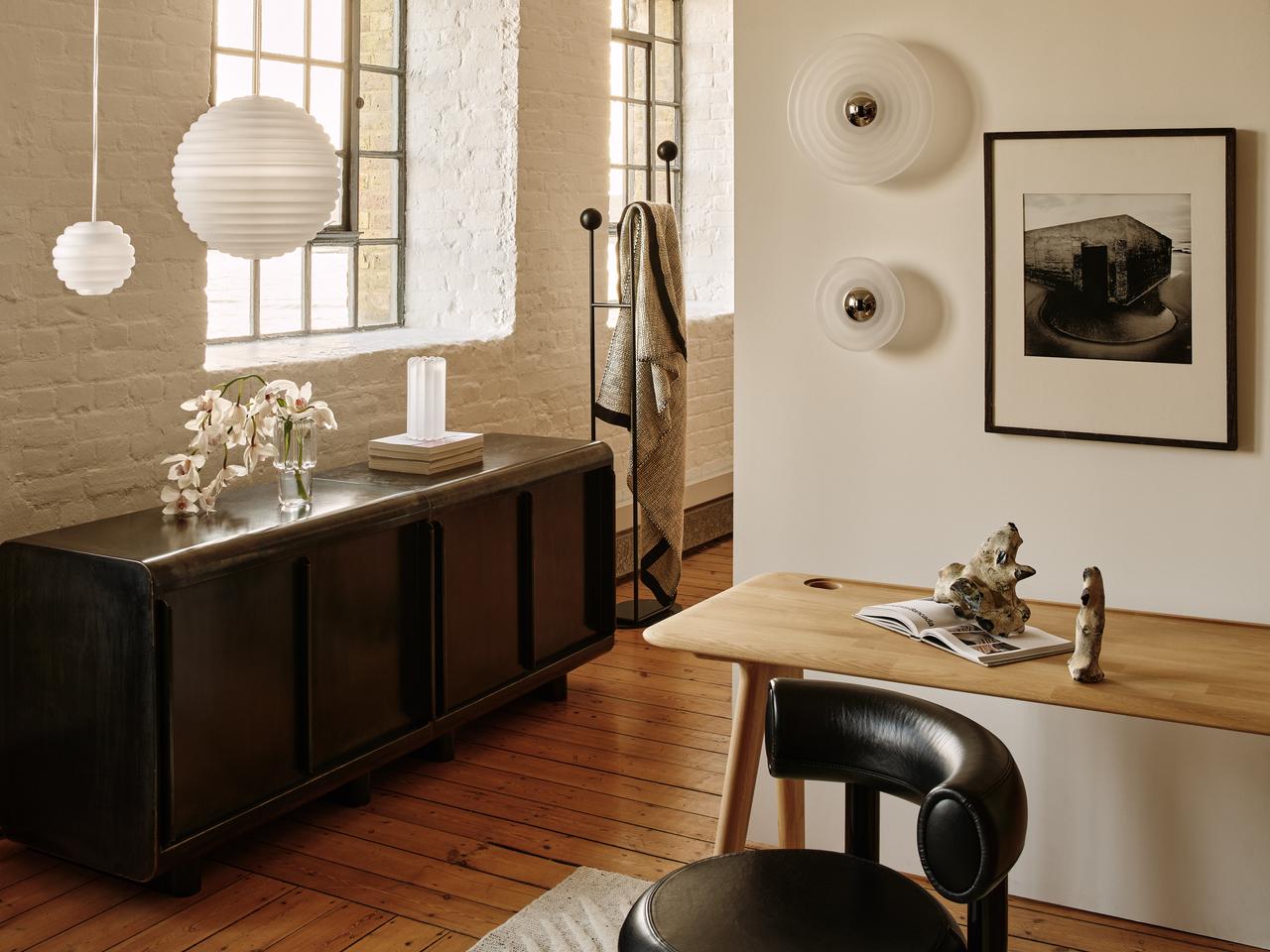 Lampa wisząca okrągła PRESS matowe szkło