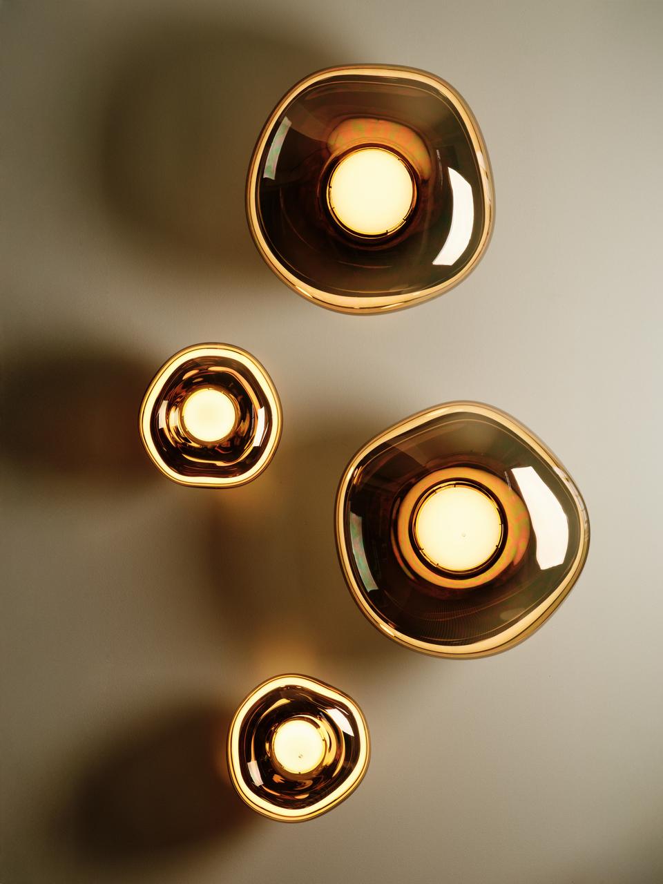 Wandlamp MELT bruin