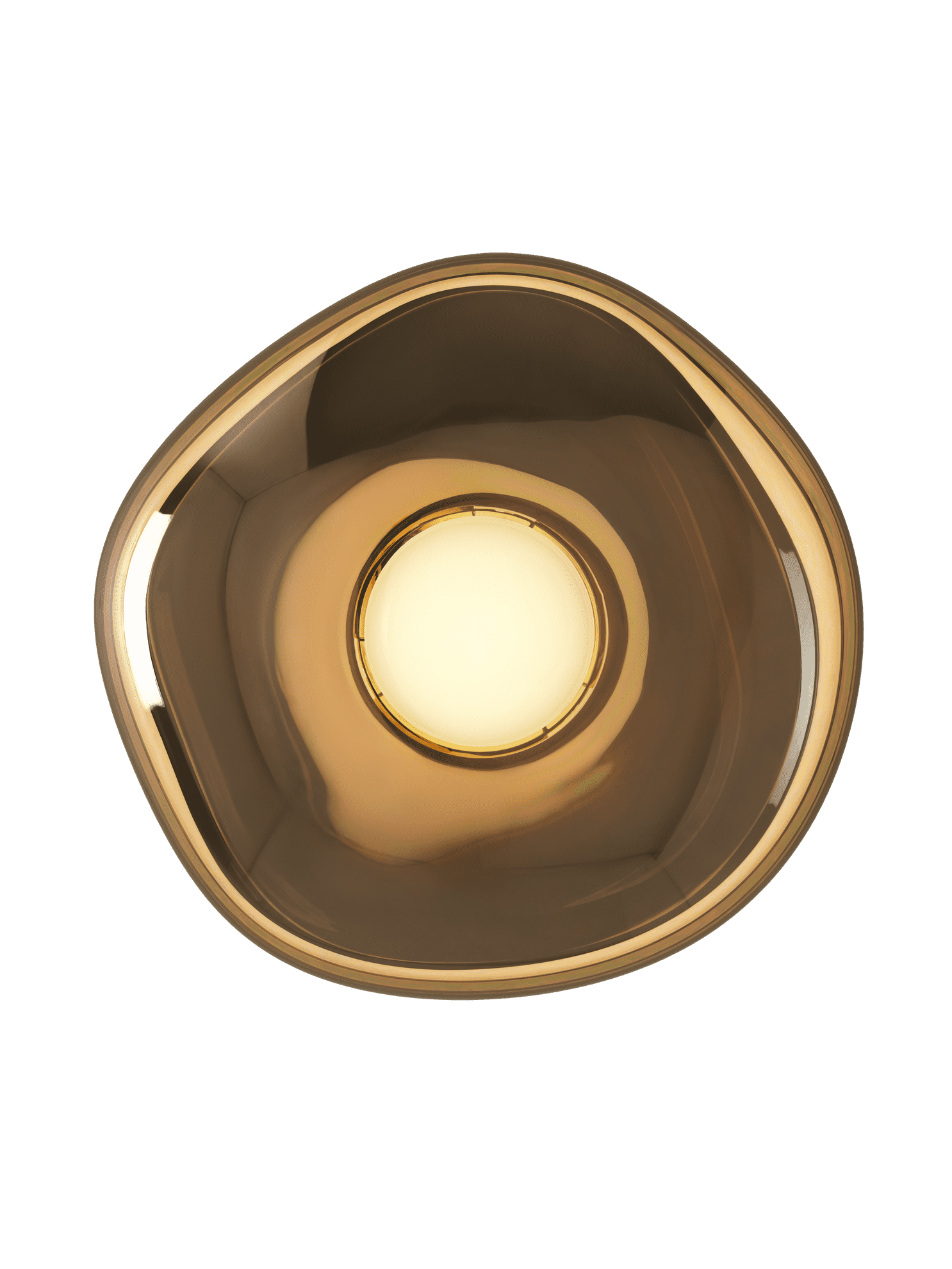 Wandlamp MELT bruin