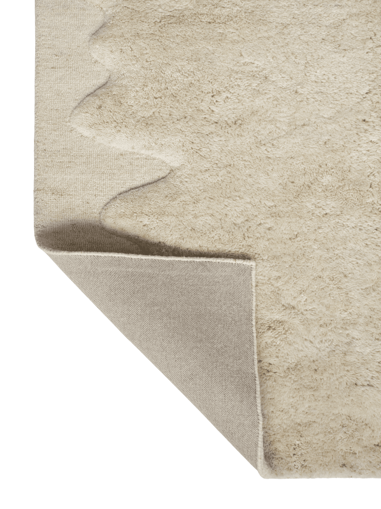 WOBBLE crème tapijt