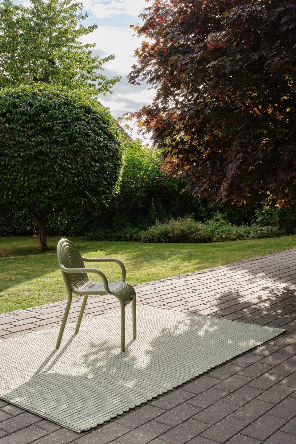 Green CORD Outdoor Rug