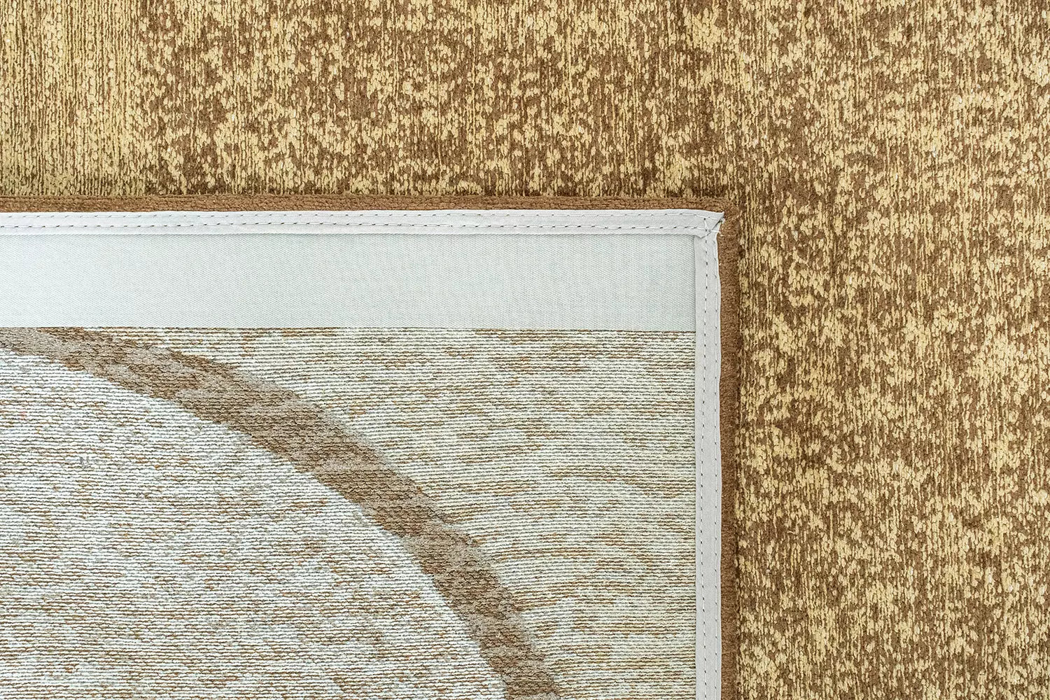 Vloerkleed MARBLE bruin met beige