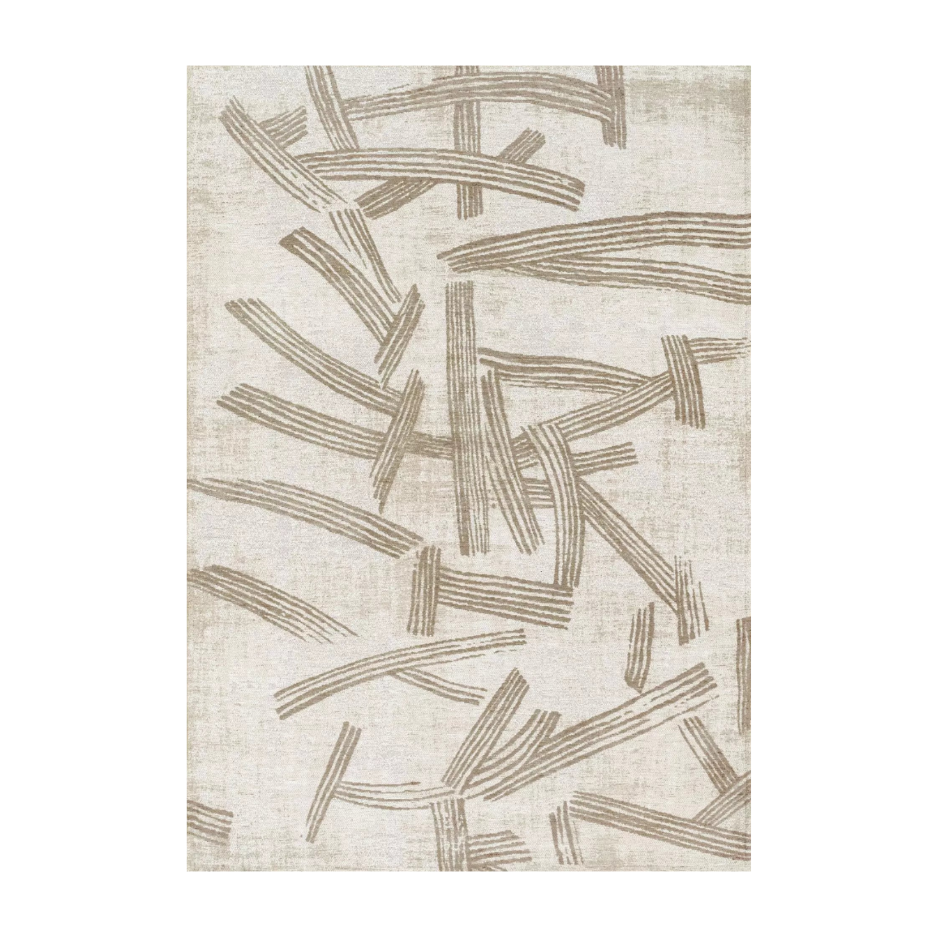 KANJI Beige Carpet with Cream