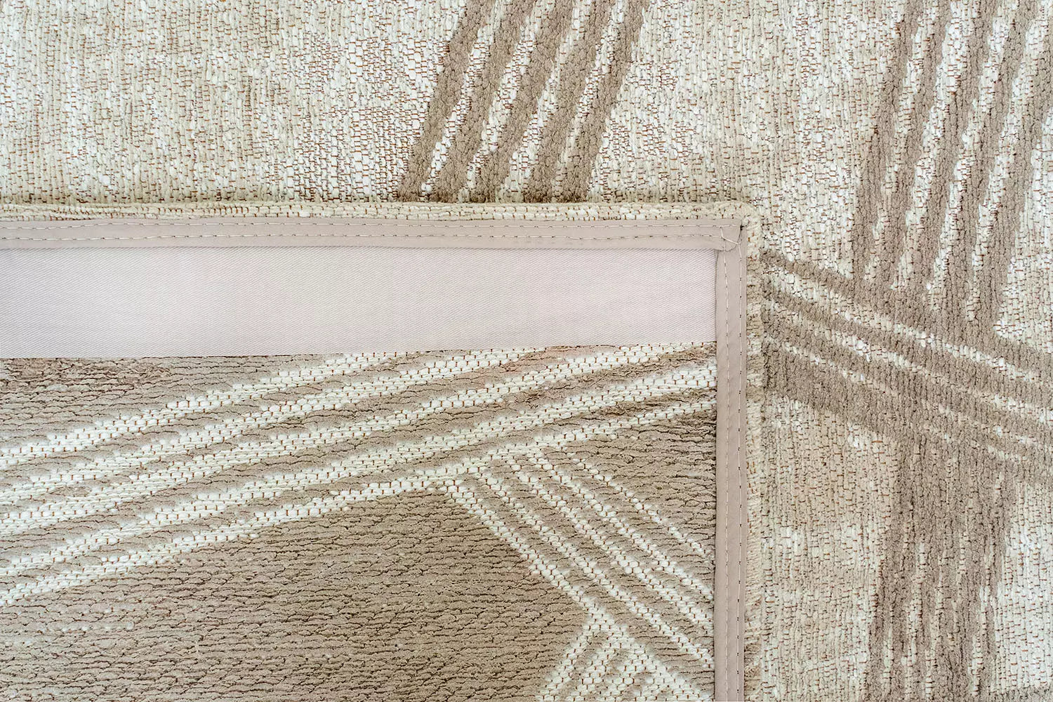KANJI Beige Carpet with Cream