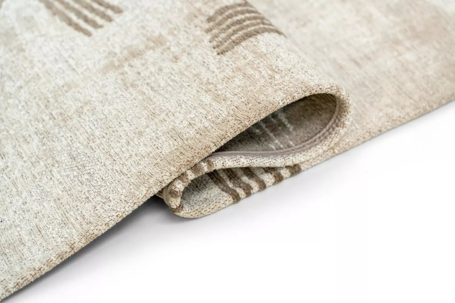 KANJI Beige Carpet with Cream