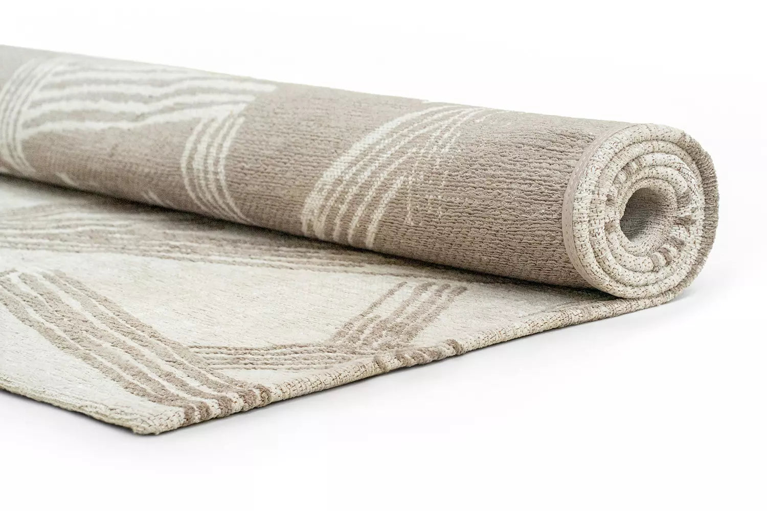 KANJI Beige Carpet with Cream