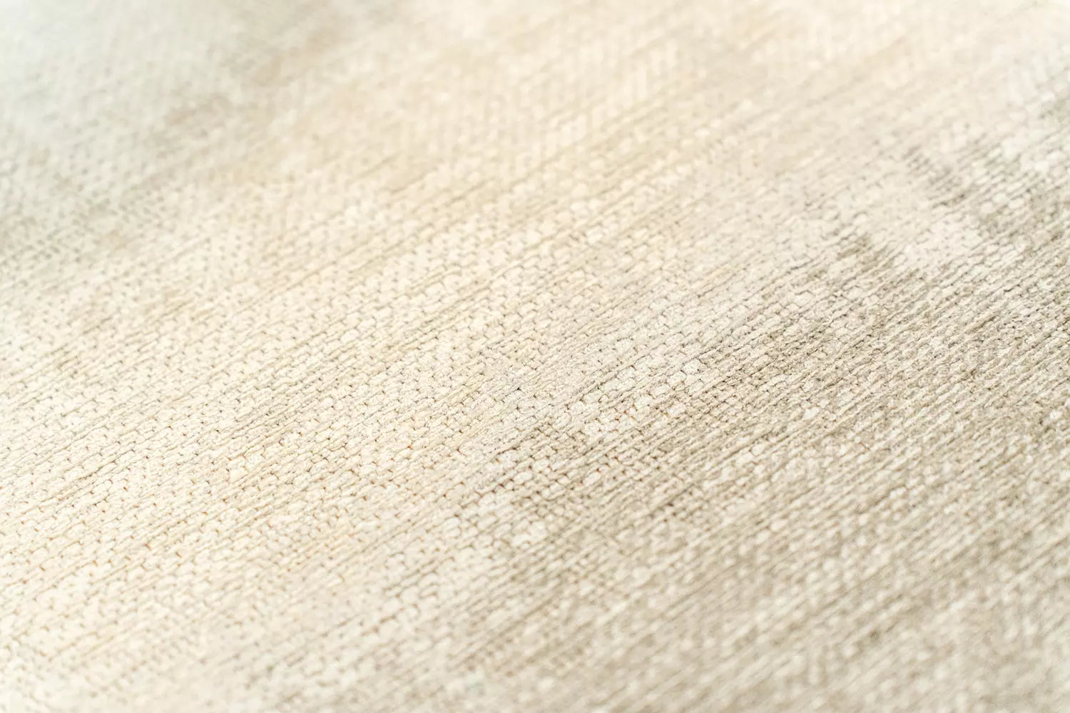 Runder Teppich SENDAI beige mit braunem Muster