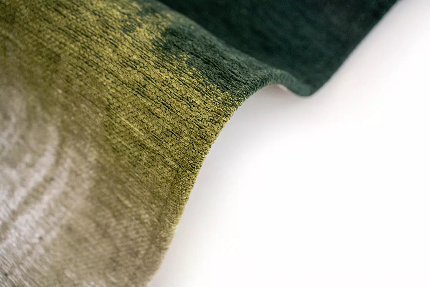 Teppich SENDAI grün mit Weiß