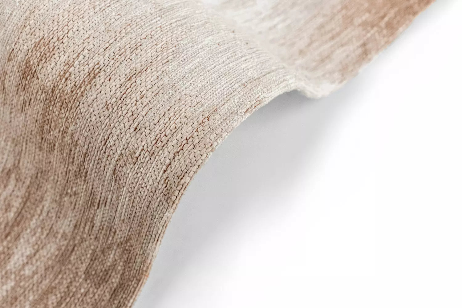 Vloerkleed SENDAI bordeaux met zalmroze en wit