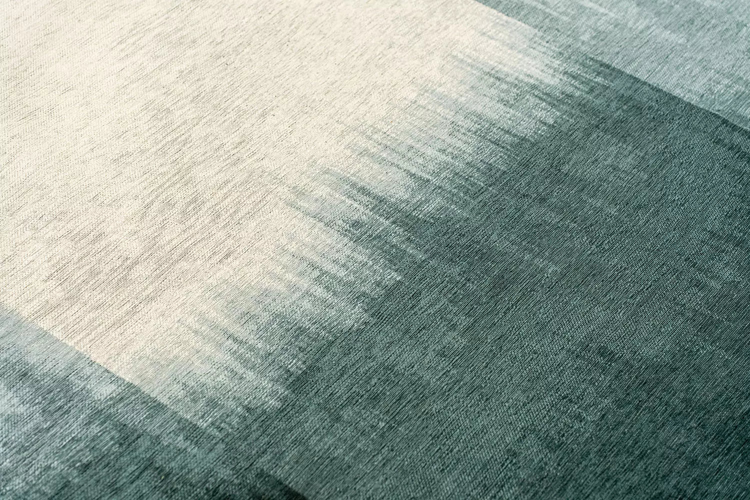 SENDAI Blue Rug with White