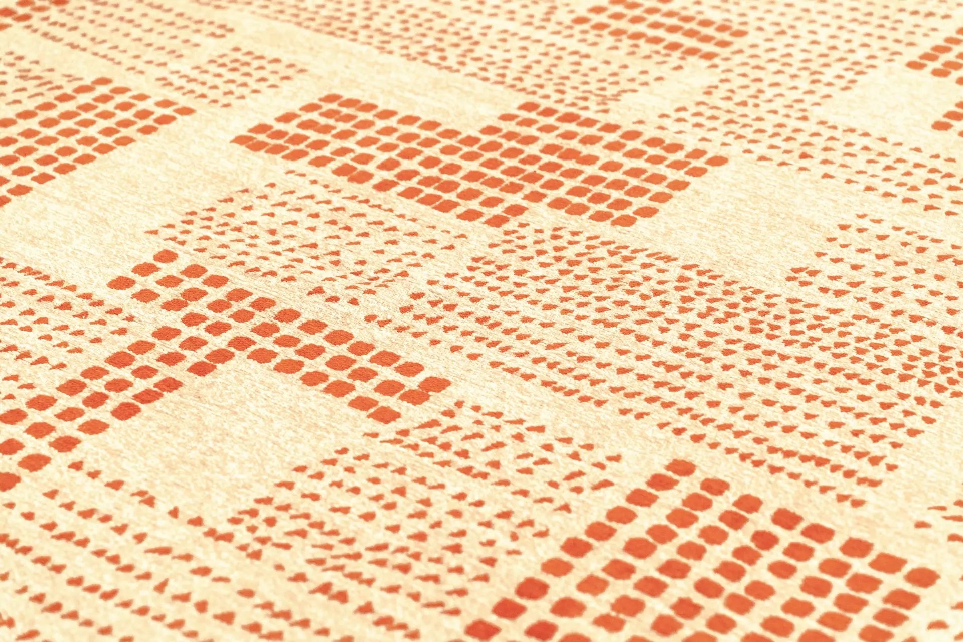 Teppich ZEN beige mit Orange