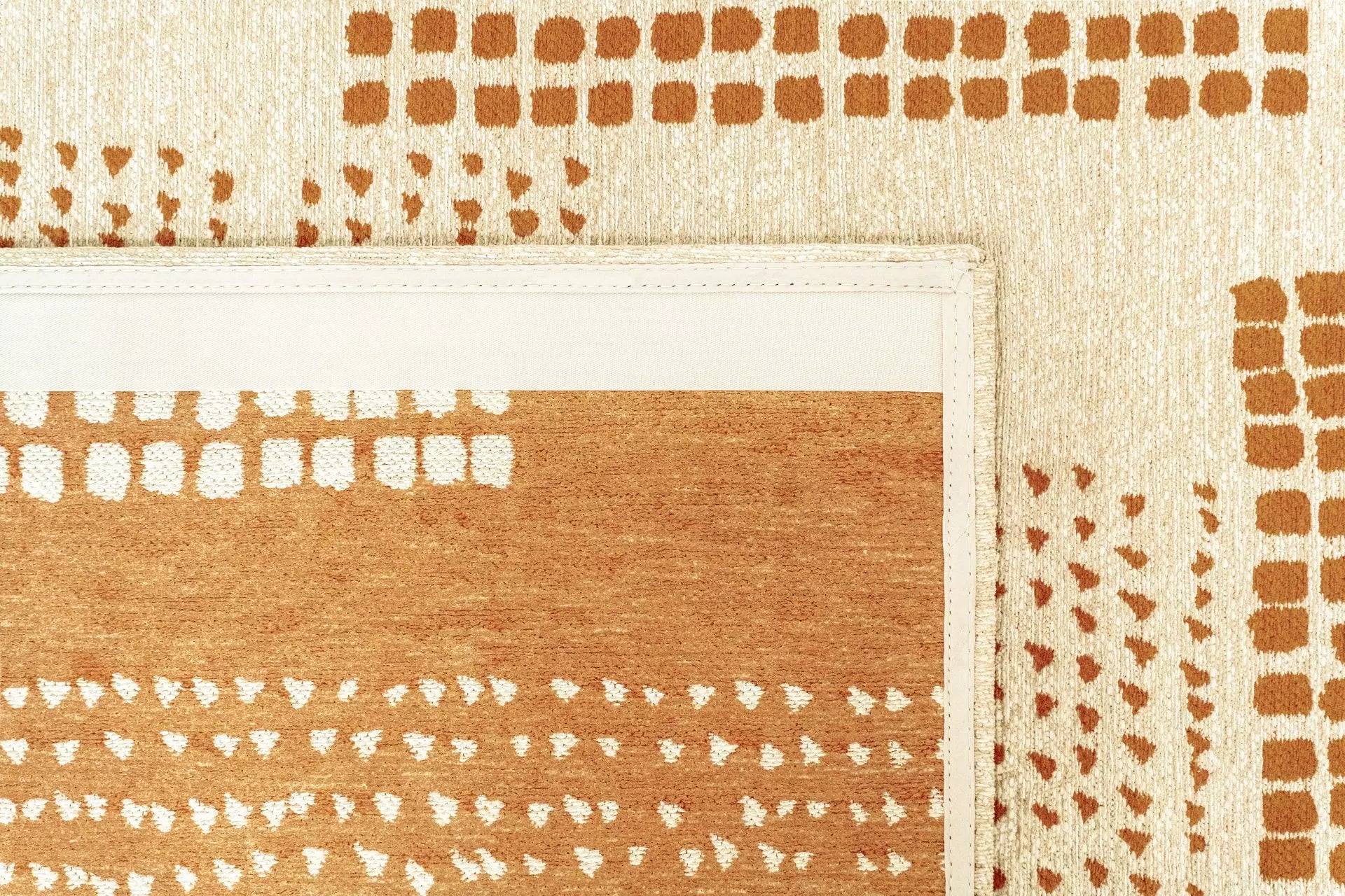 Teppich ZEN beige mit braunem