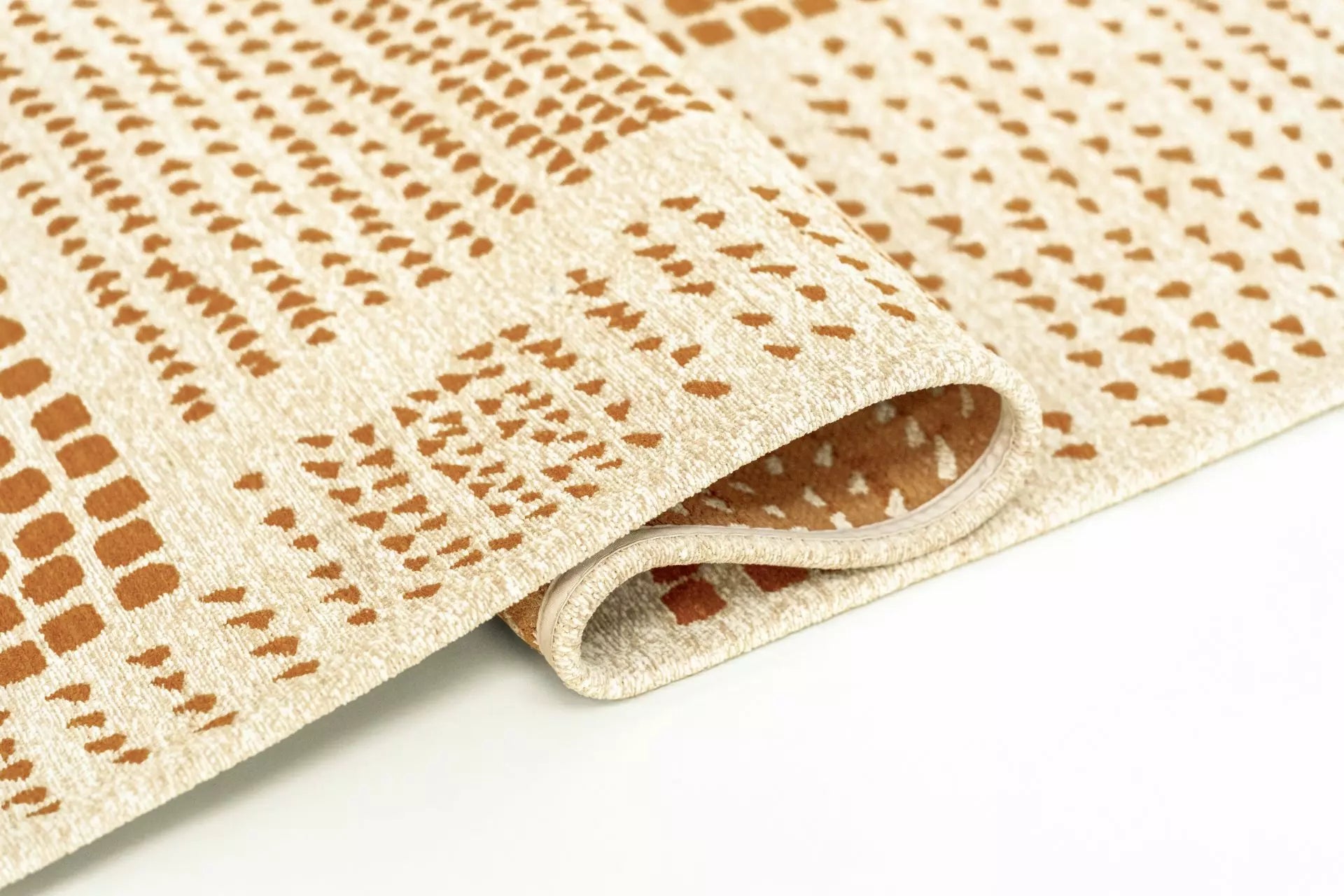 Teppich ZEN beige mit braunem