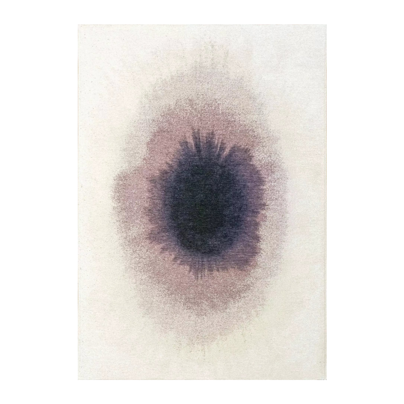 Teppich DROP weiß mit lila