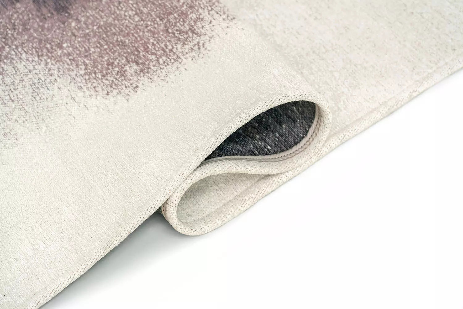 Teppich DROP weiß mit lila