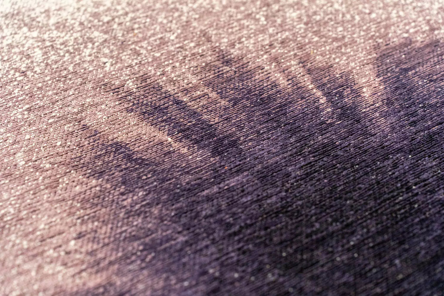 Teppich DROP weiß mit lila