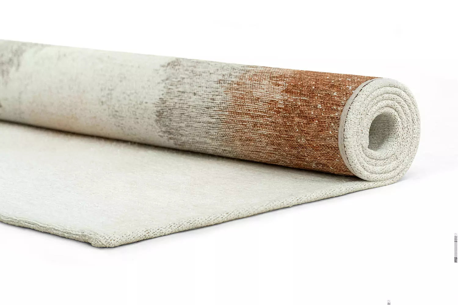 Teppich DROP weiß mit braunem