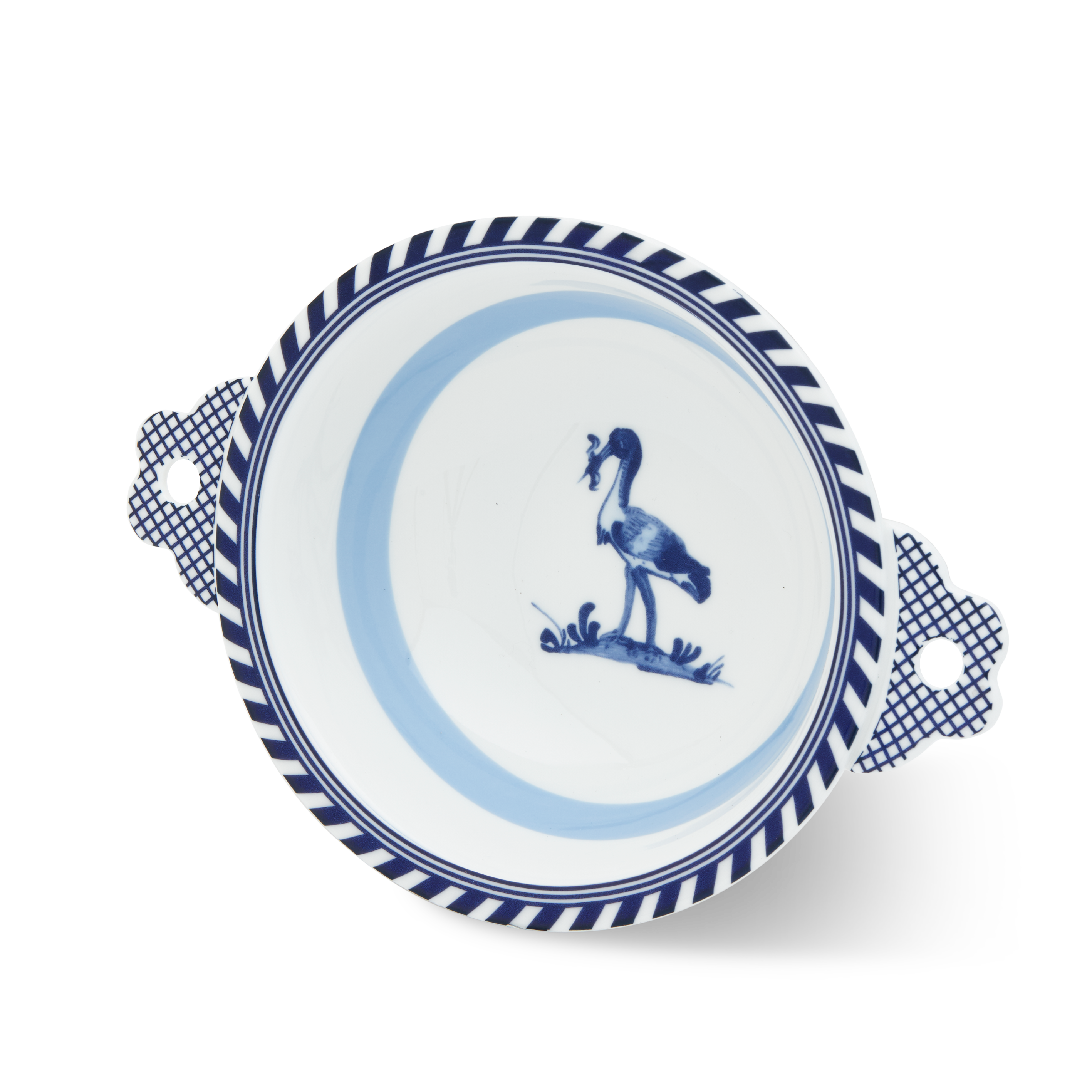 Miska BIRD wit met blauw