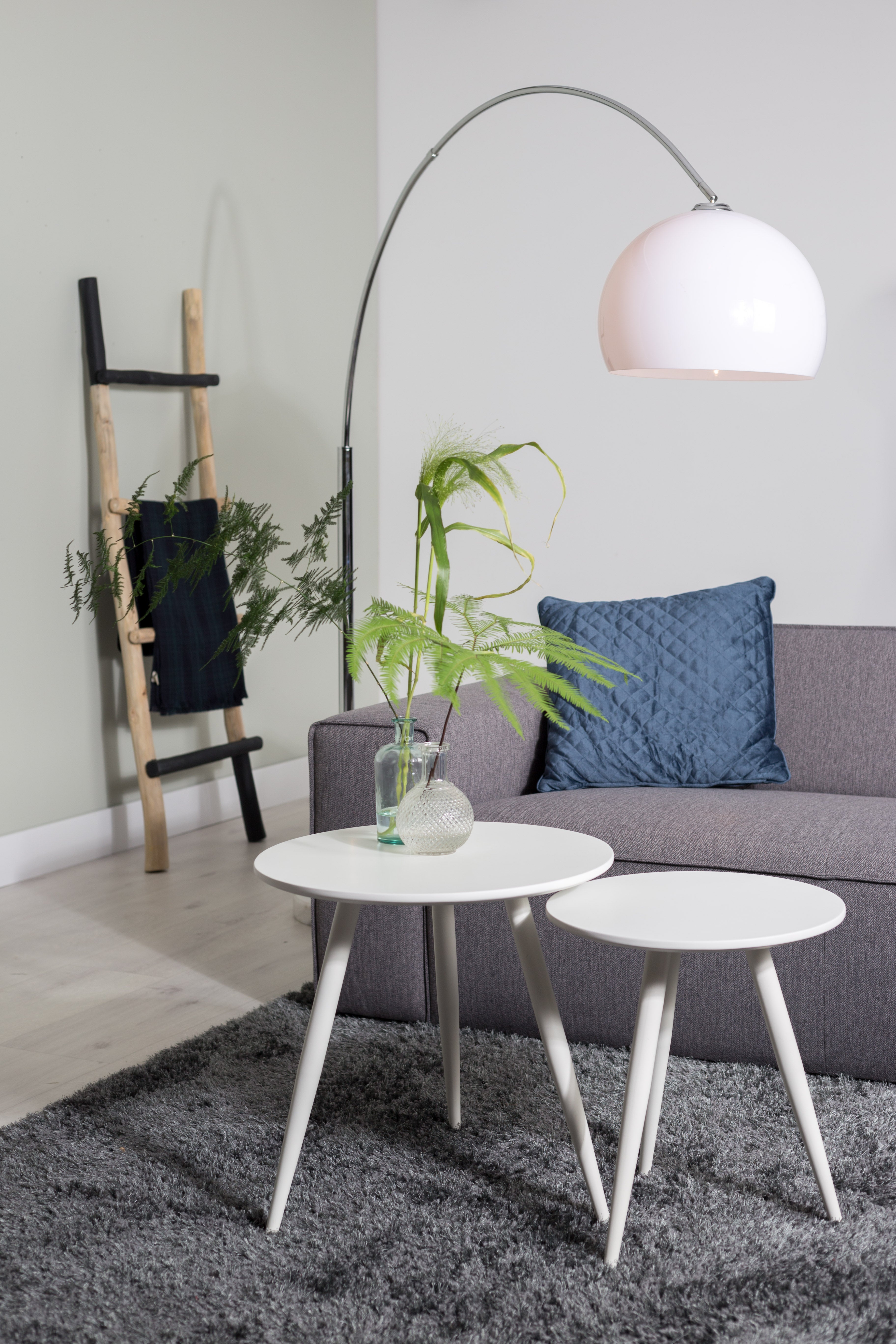 Zestaw stolików DAVEN biały