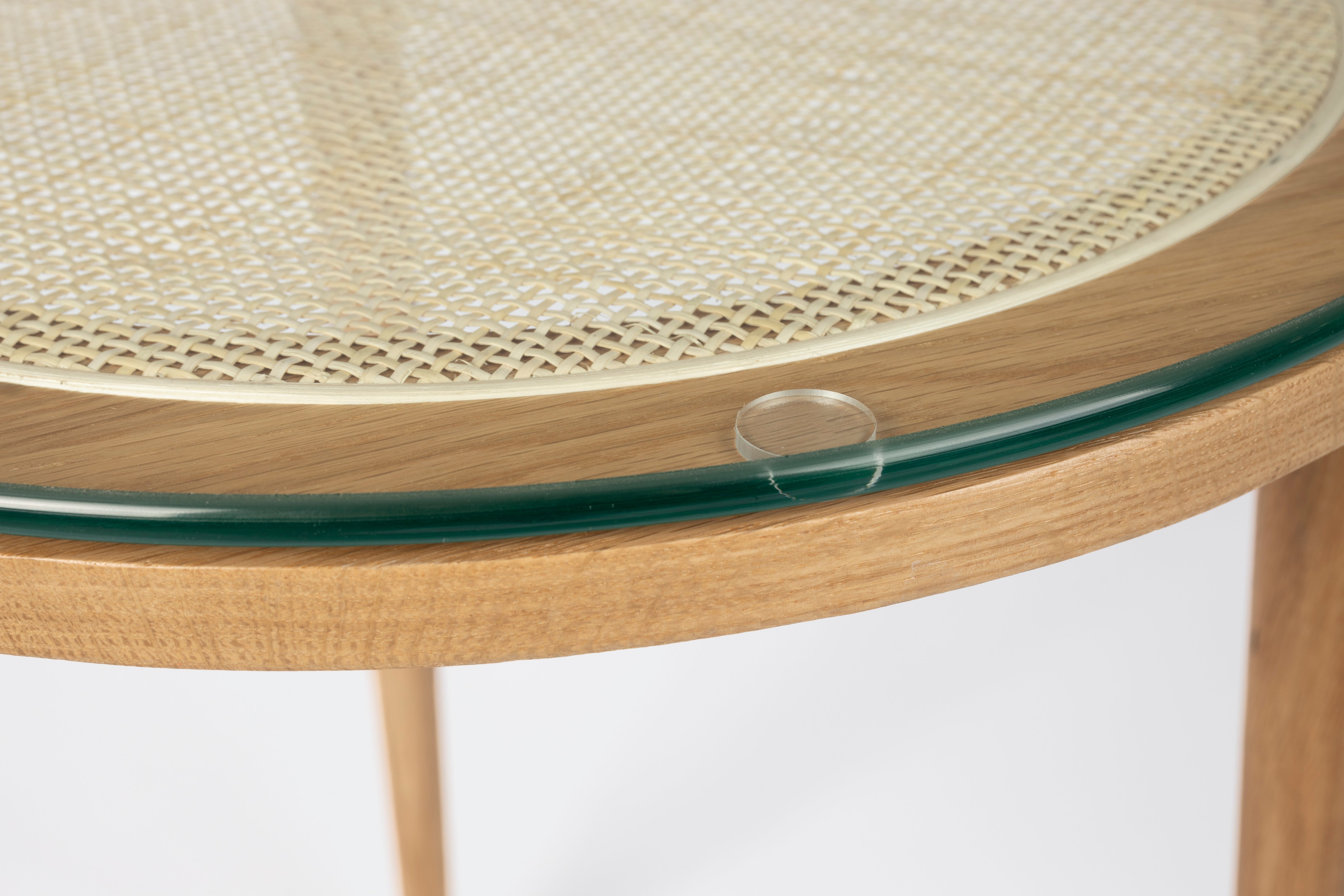 Haru side table oak wood