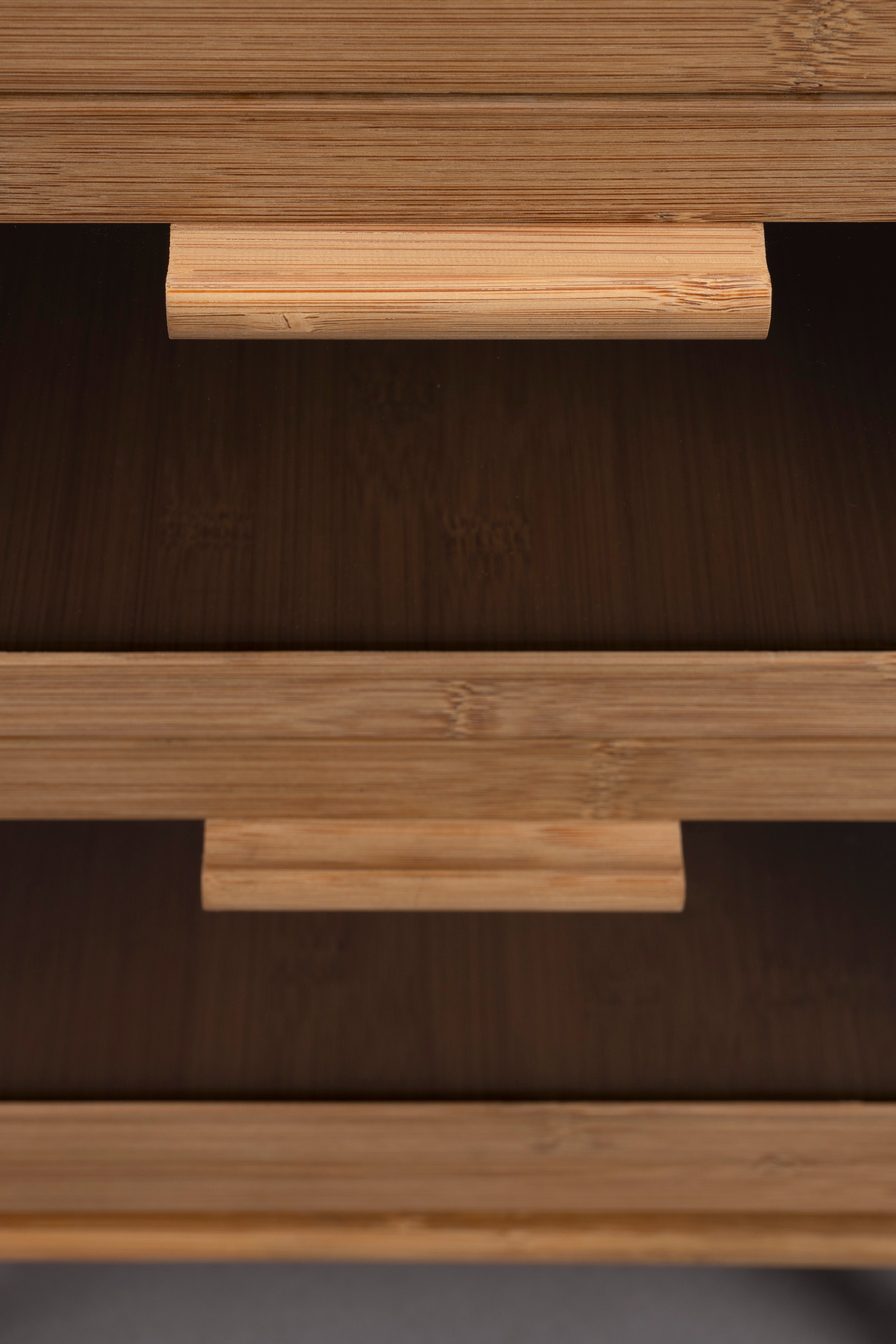 Nachttisch CAROUN karbonisiertes Bambusholz