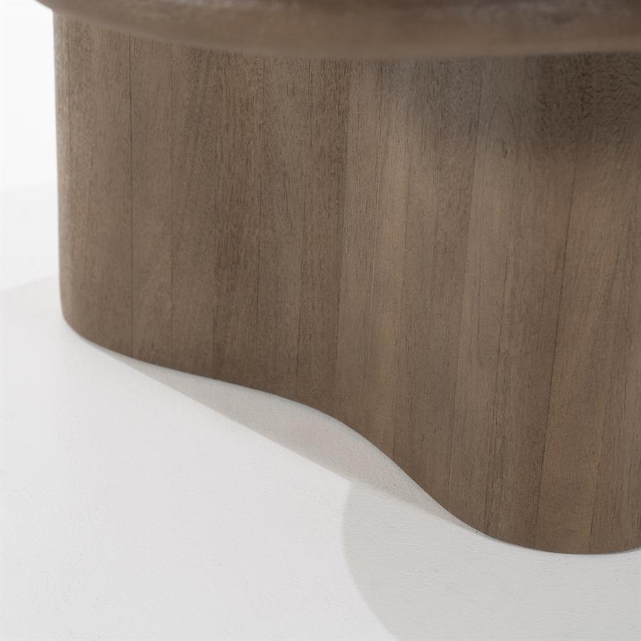 FALL coffee table set dark brown mango wood