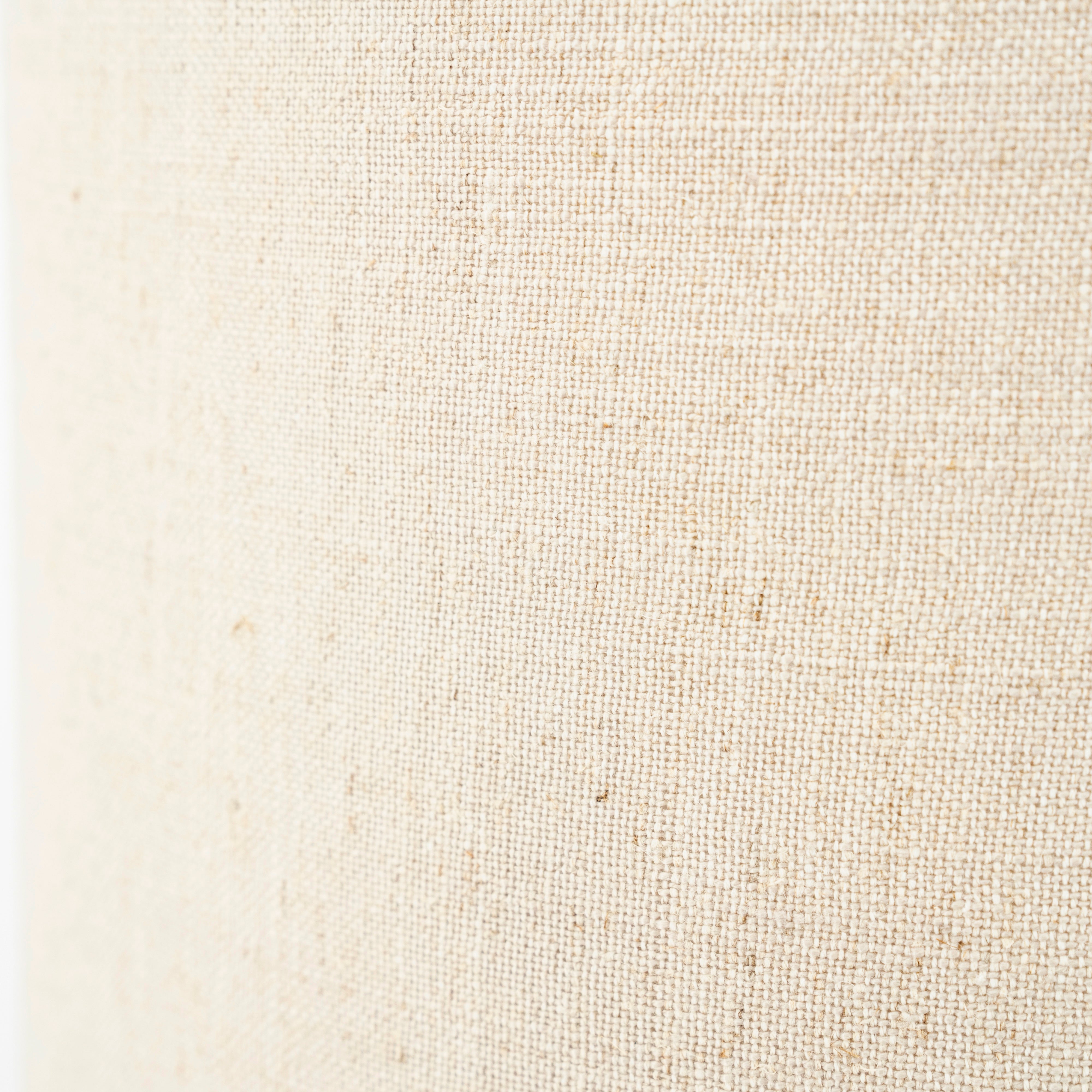 Stehlampe AMARA Travertin mit beigem Schirm