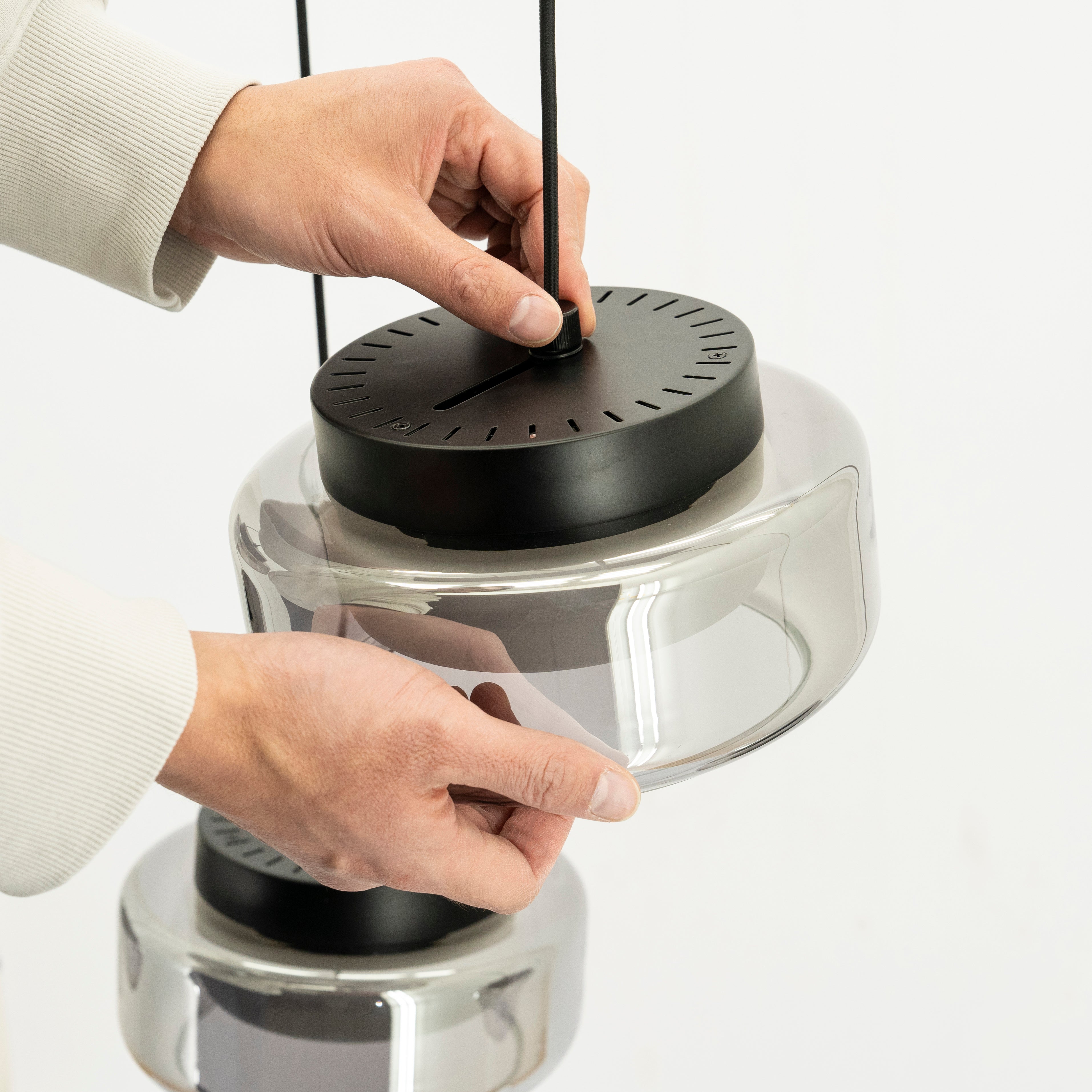 Glazen PIVOT kroonluchter