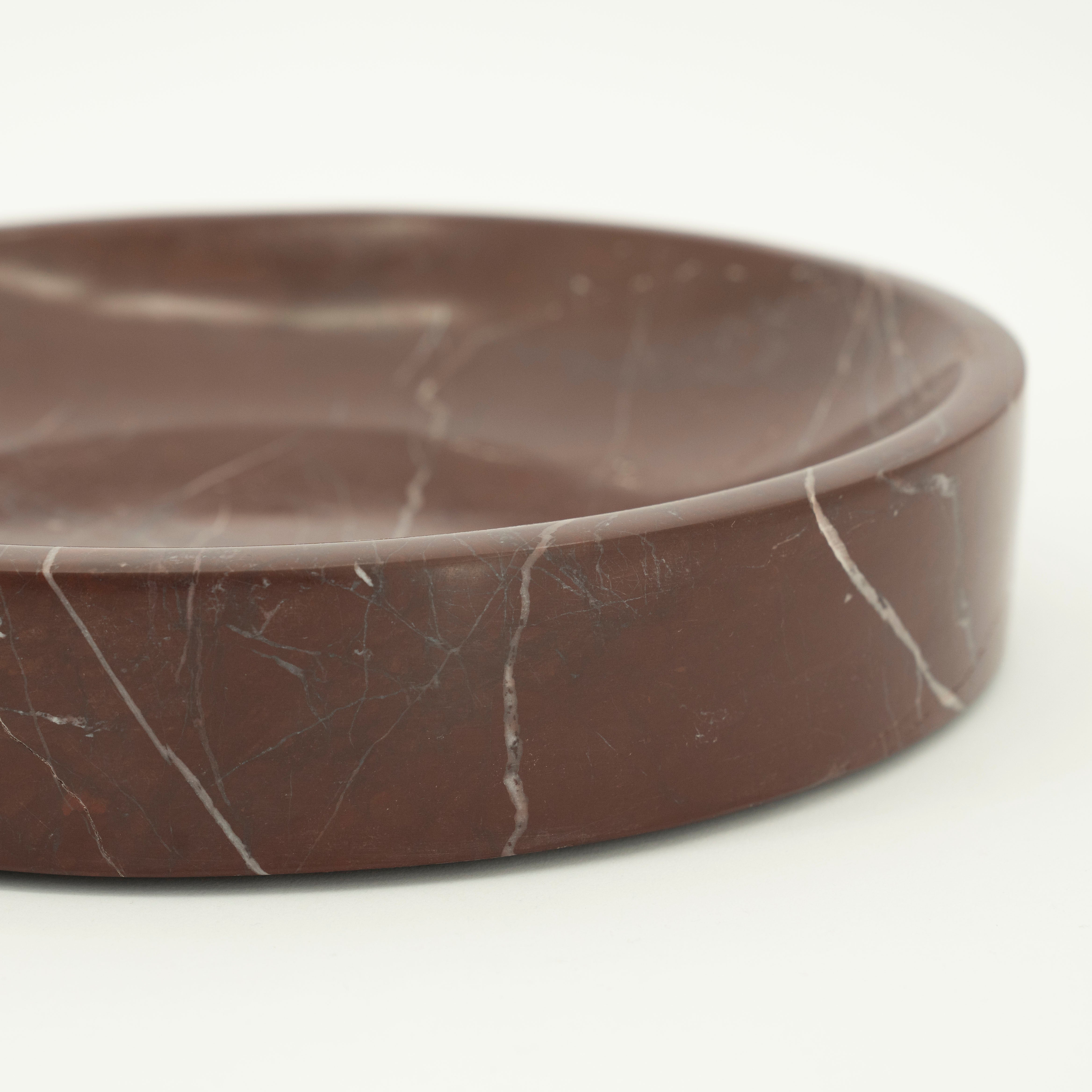Taca BOWL bruin marmer