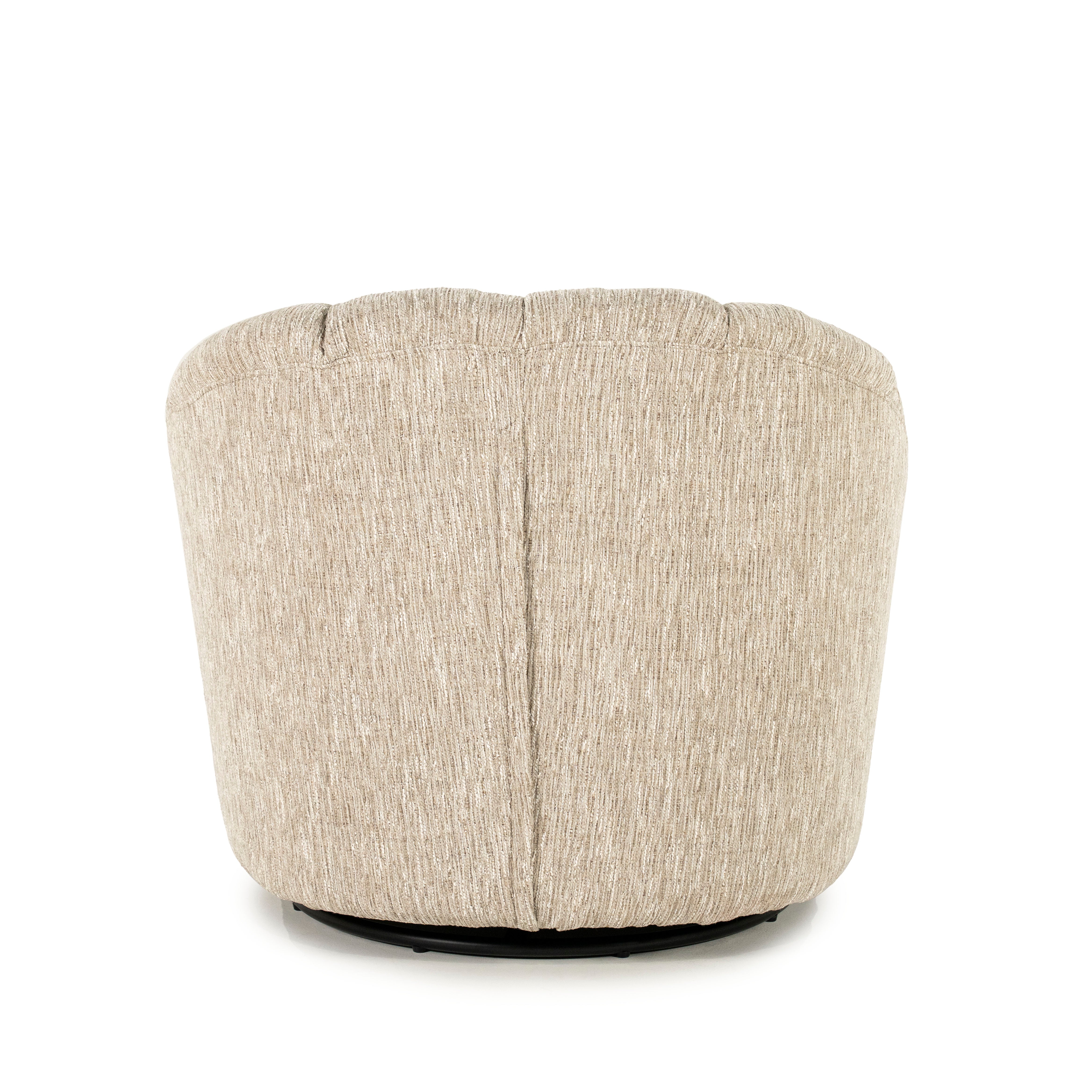SOGNO taupe swivel armchair