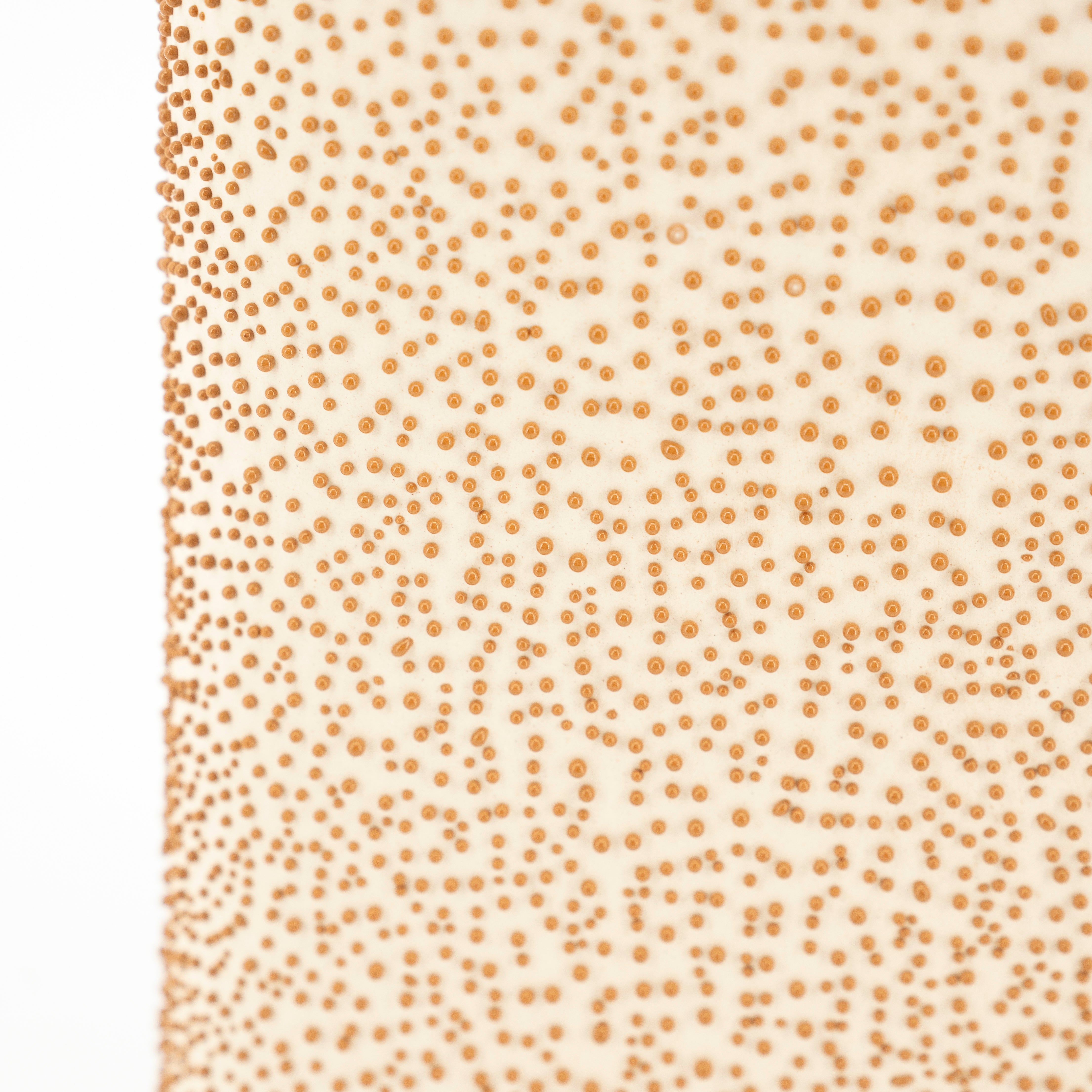 Vase DOTANGLE gelbe Keramik