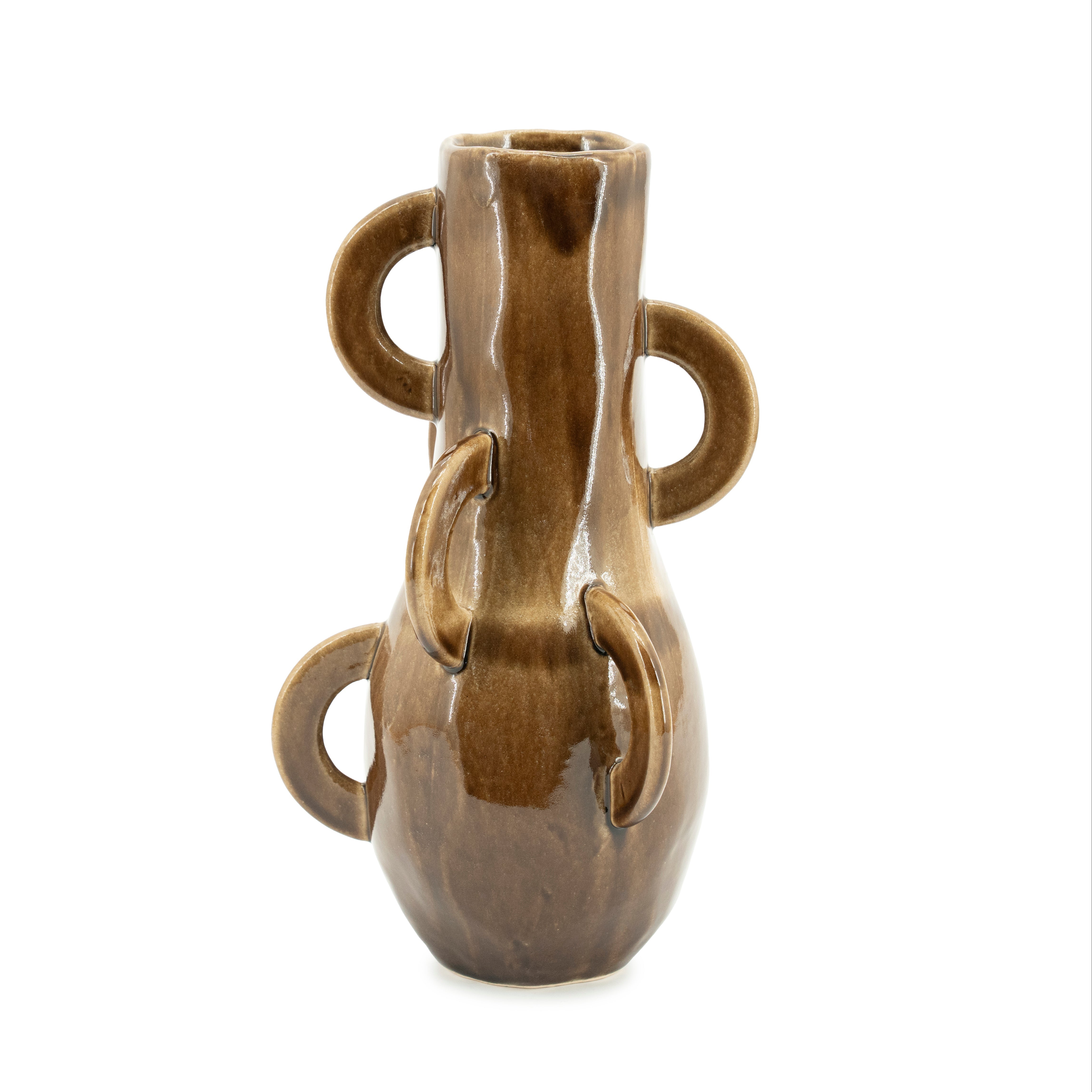 Vase ZAZA braun Steinzeug