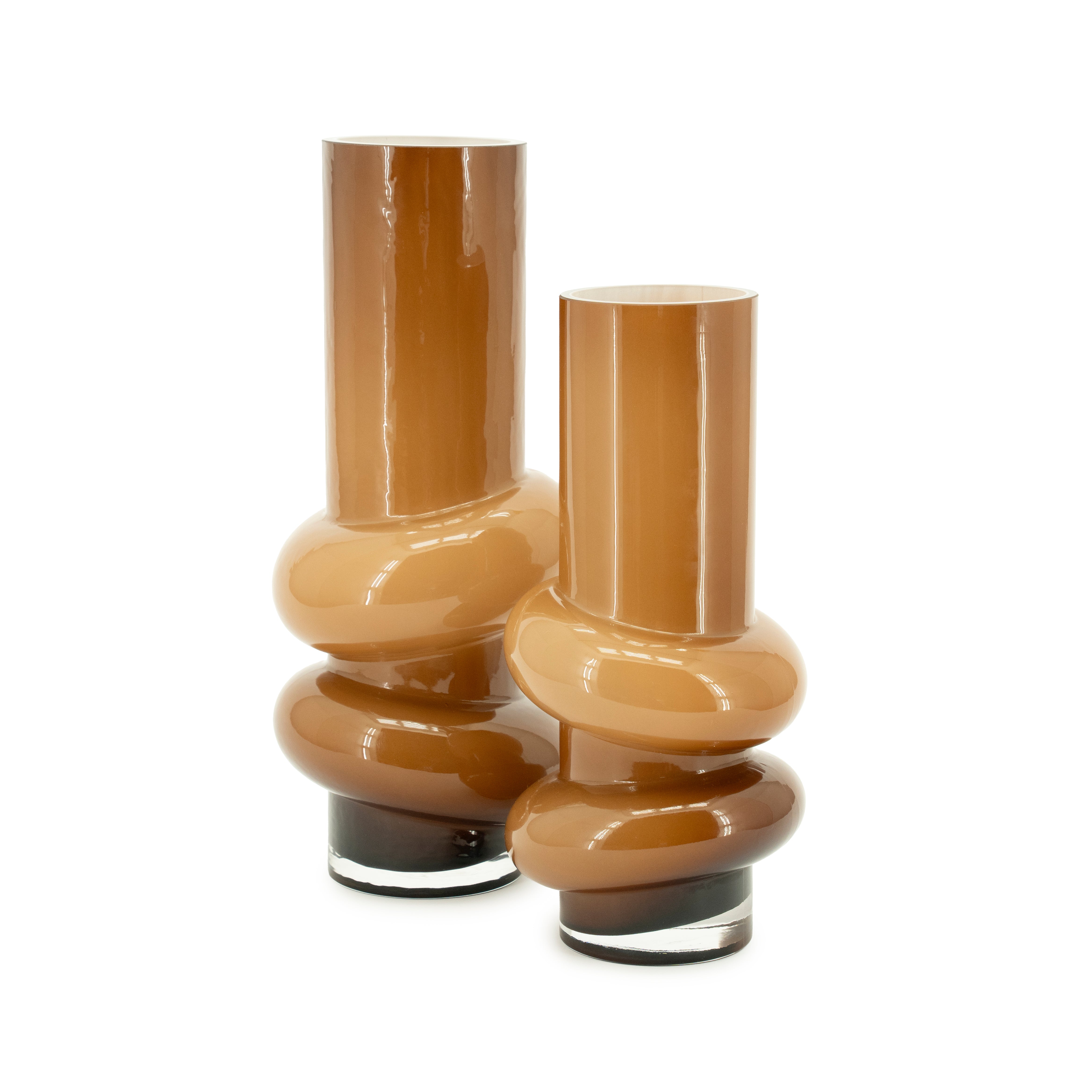 Glasvase CURBLE orange