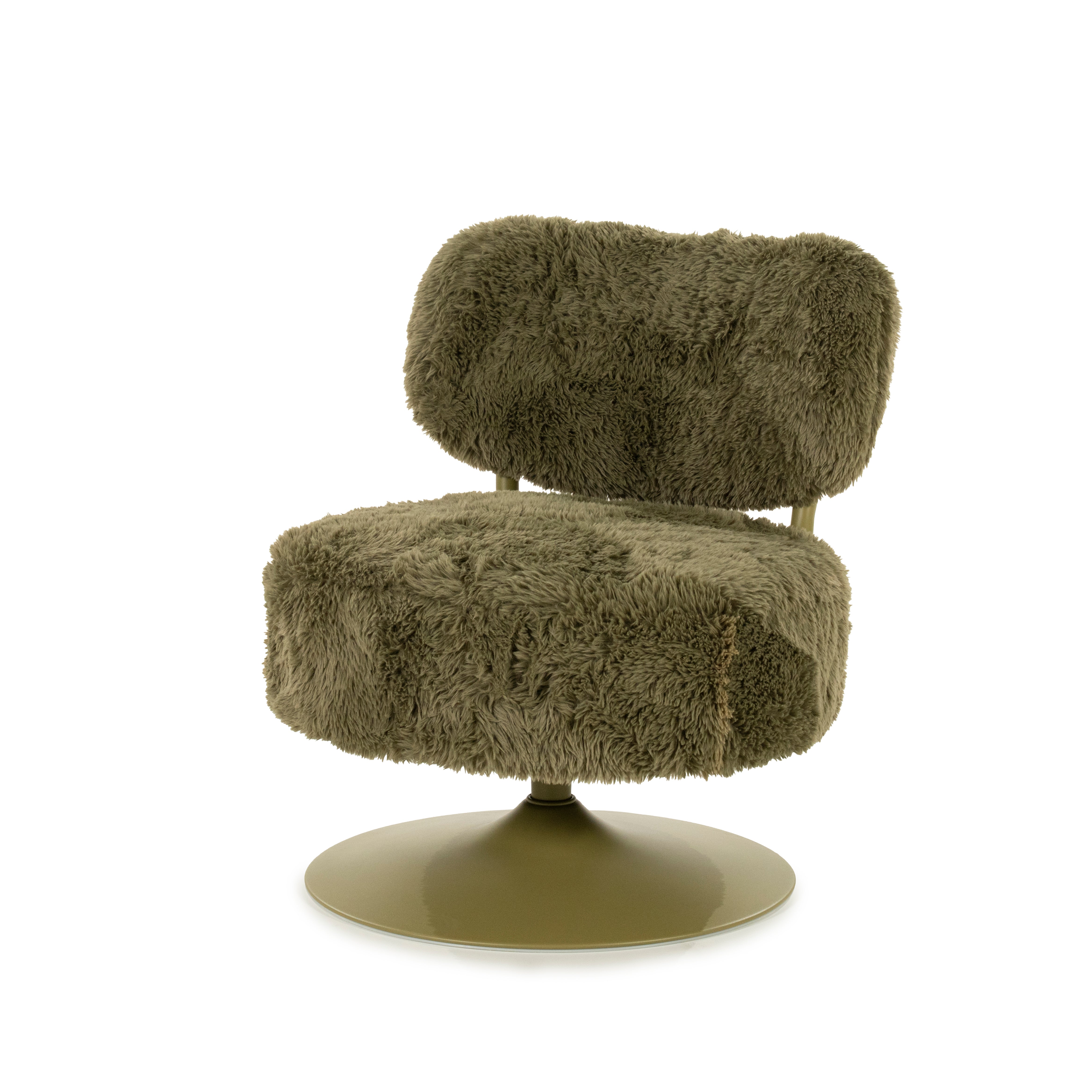 FURLO Green Swivel Armchair