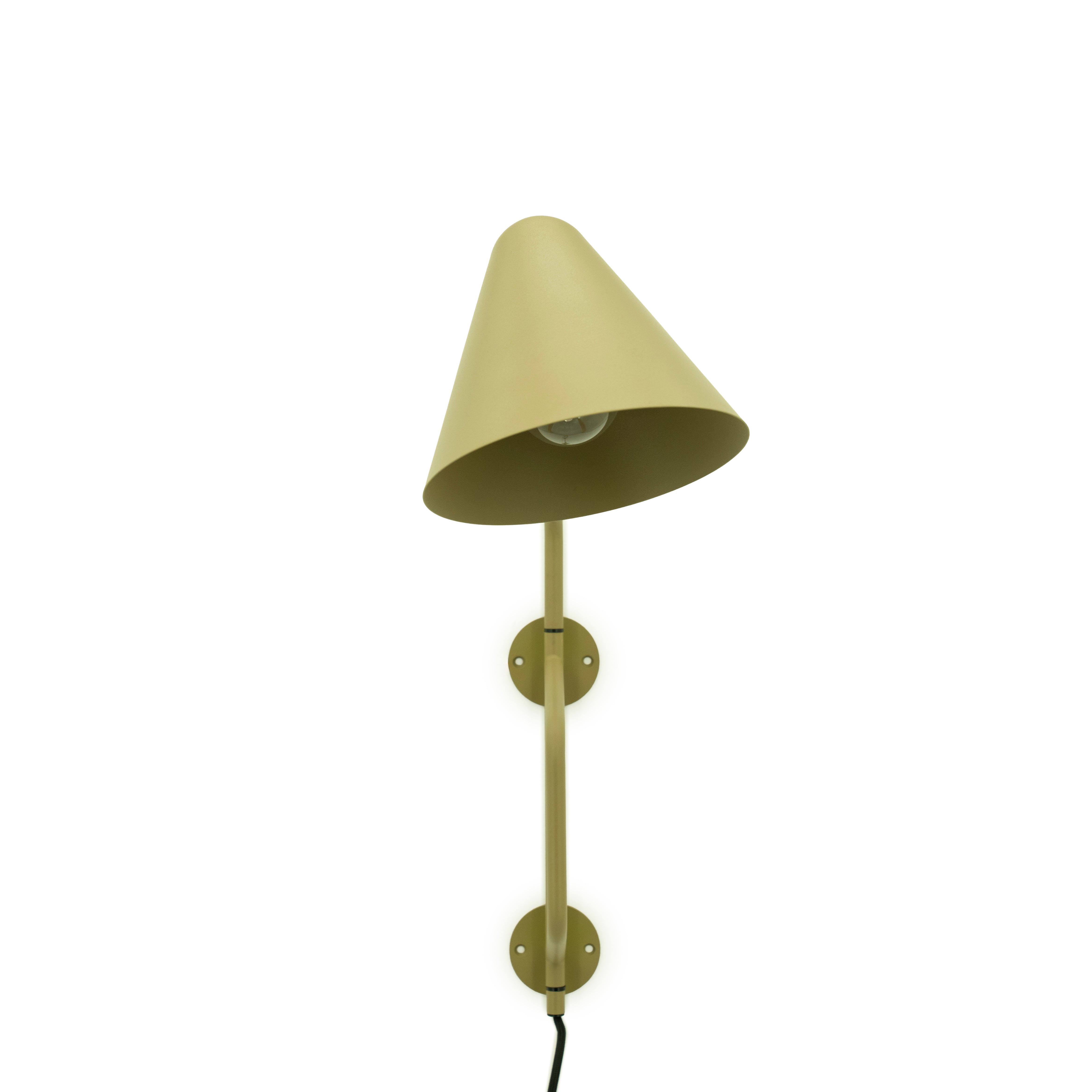 Lampa ścienna na wysięgniku CAPA zielony