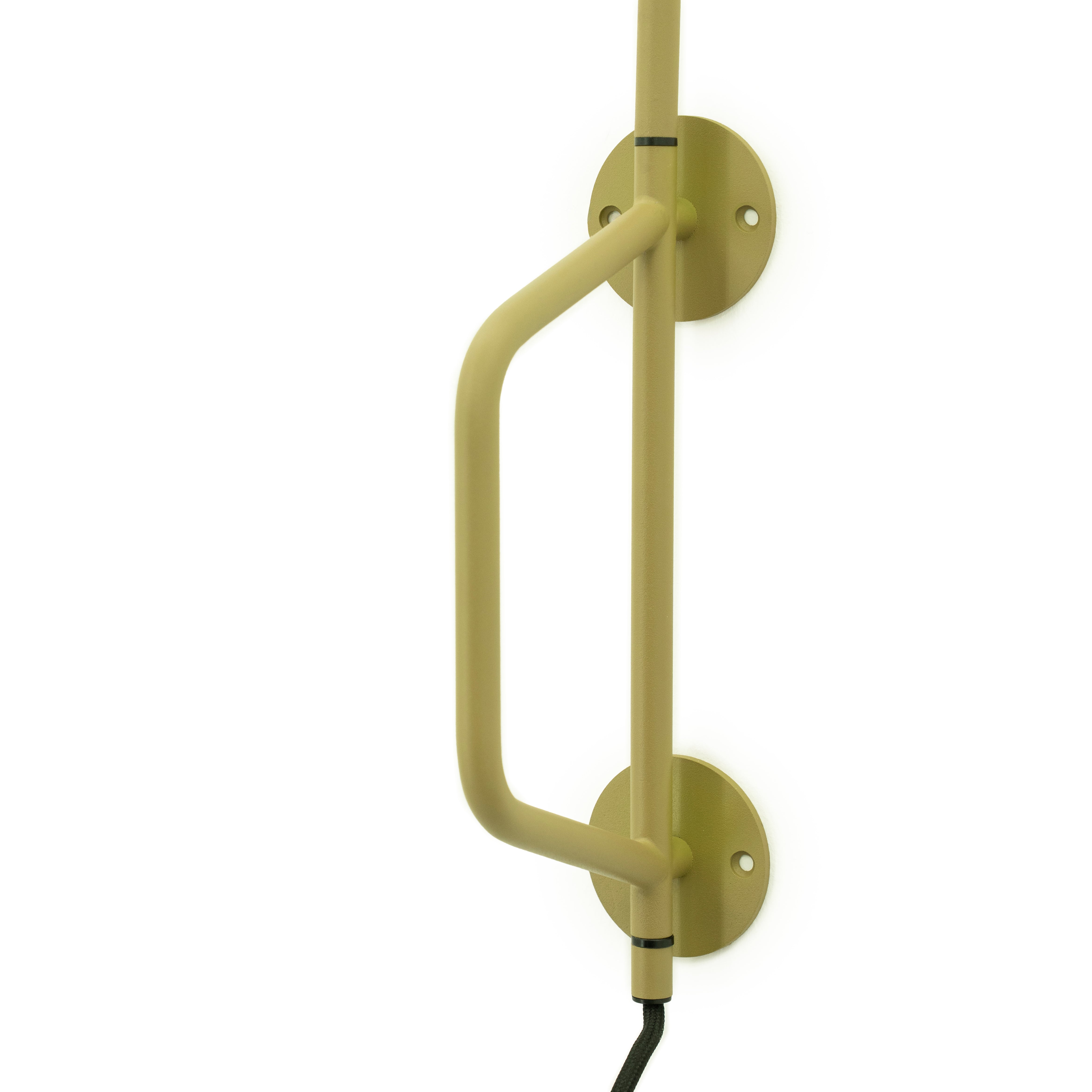 Lampa ścienna na wysięgniku CAPA zielony