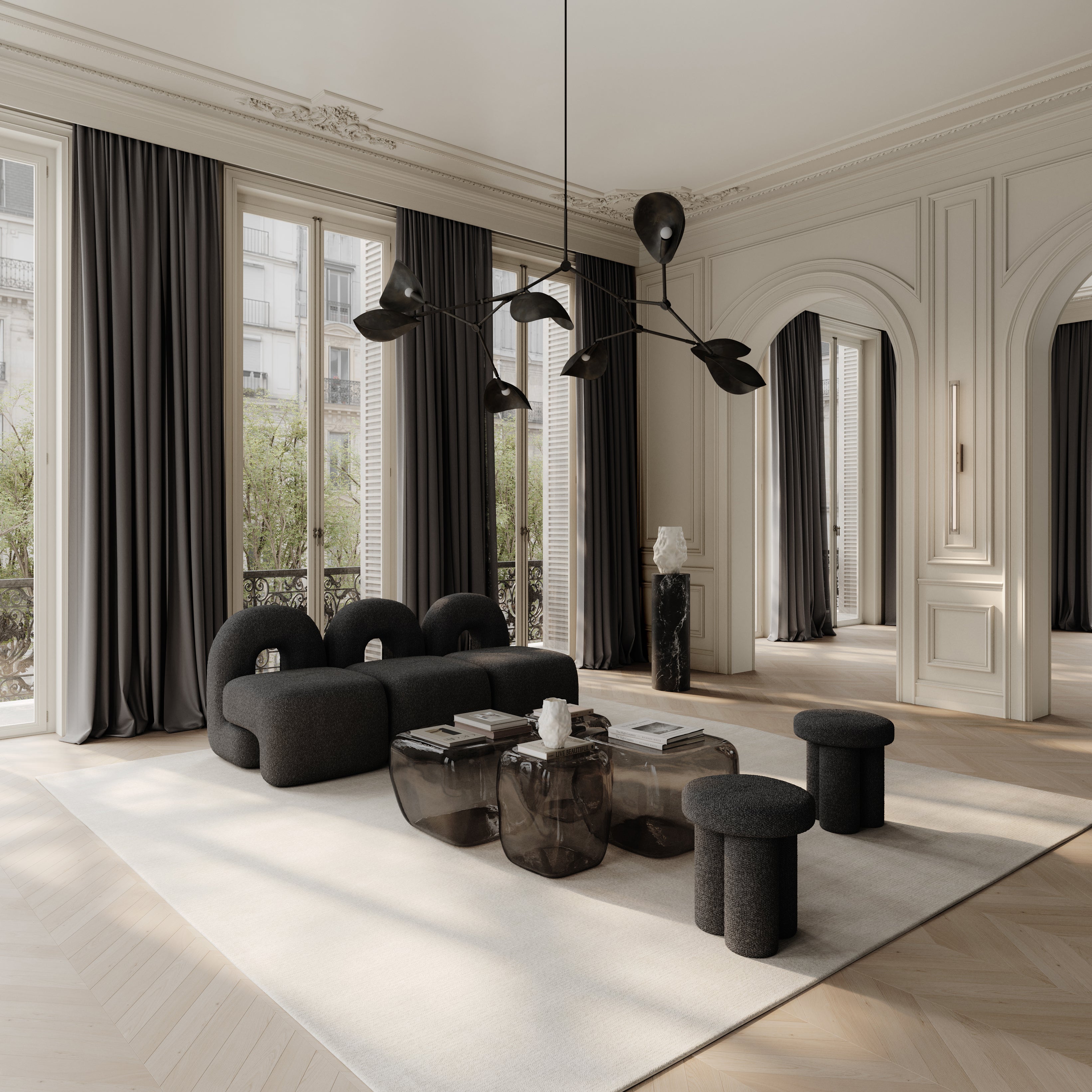 Lampa ścienna FRAME srebrny