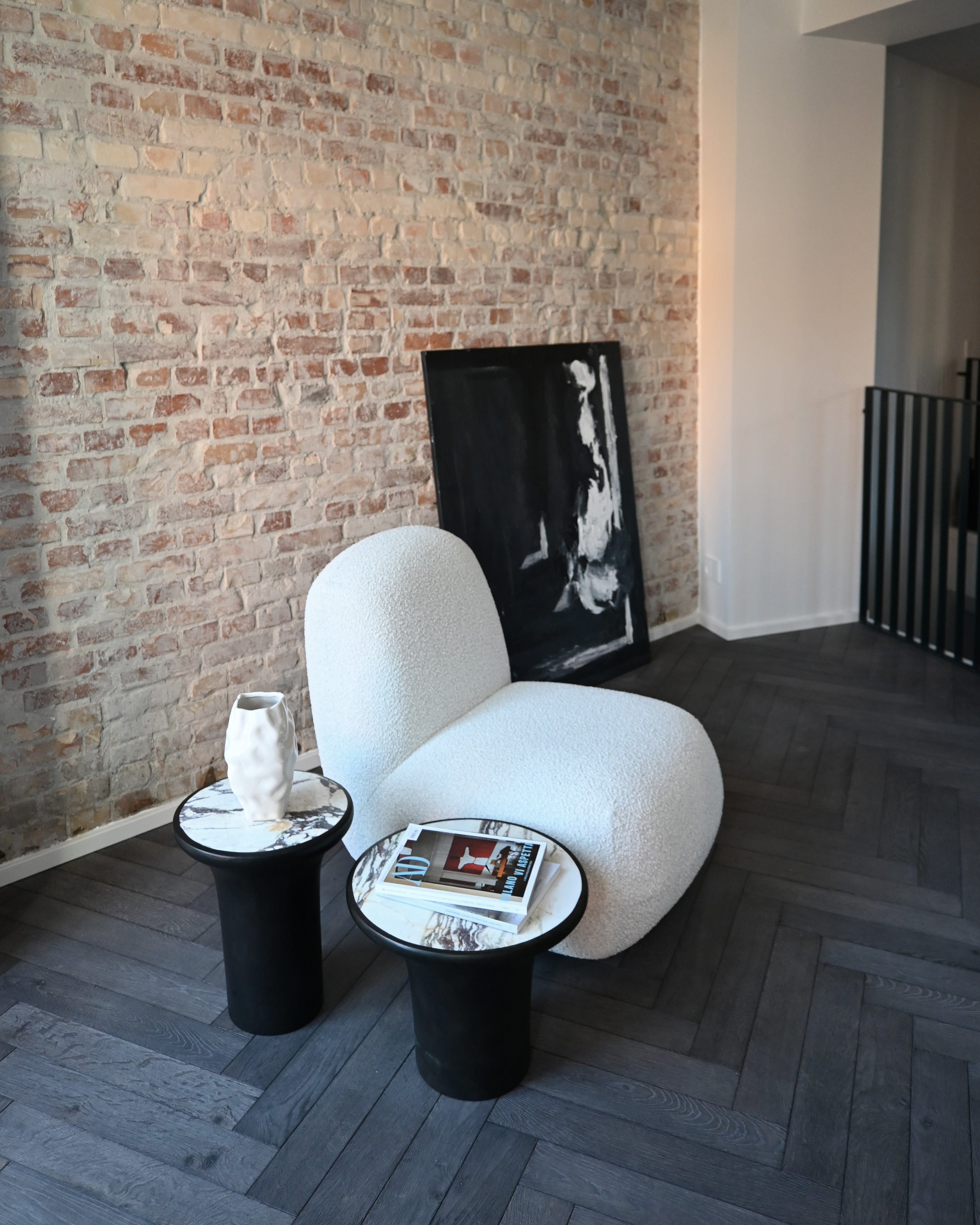 Vase KATACHI weiße Keramik