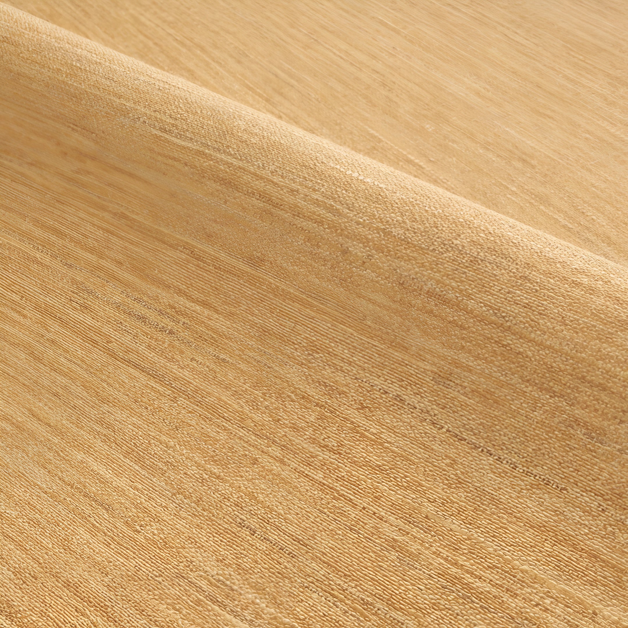 Structuurtapijt dat canvas imiteert OCCITAN - MIEL mosterdgeel