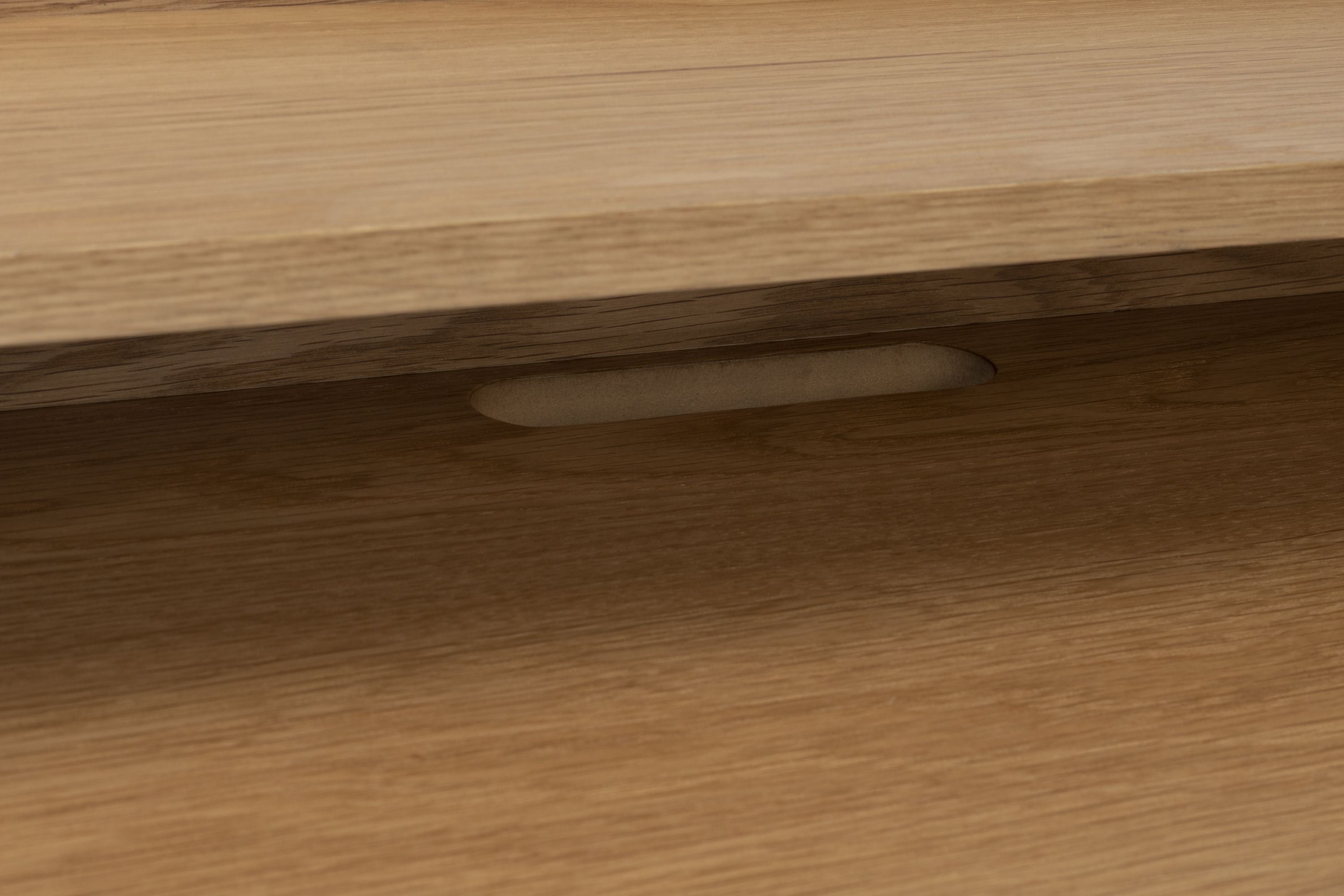 Bureau met opzetstuk GIORGIO eikenhout