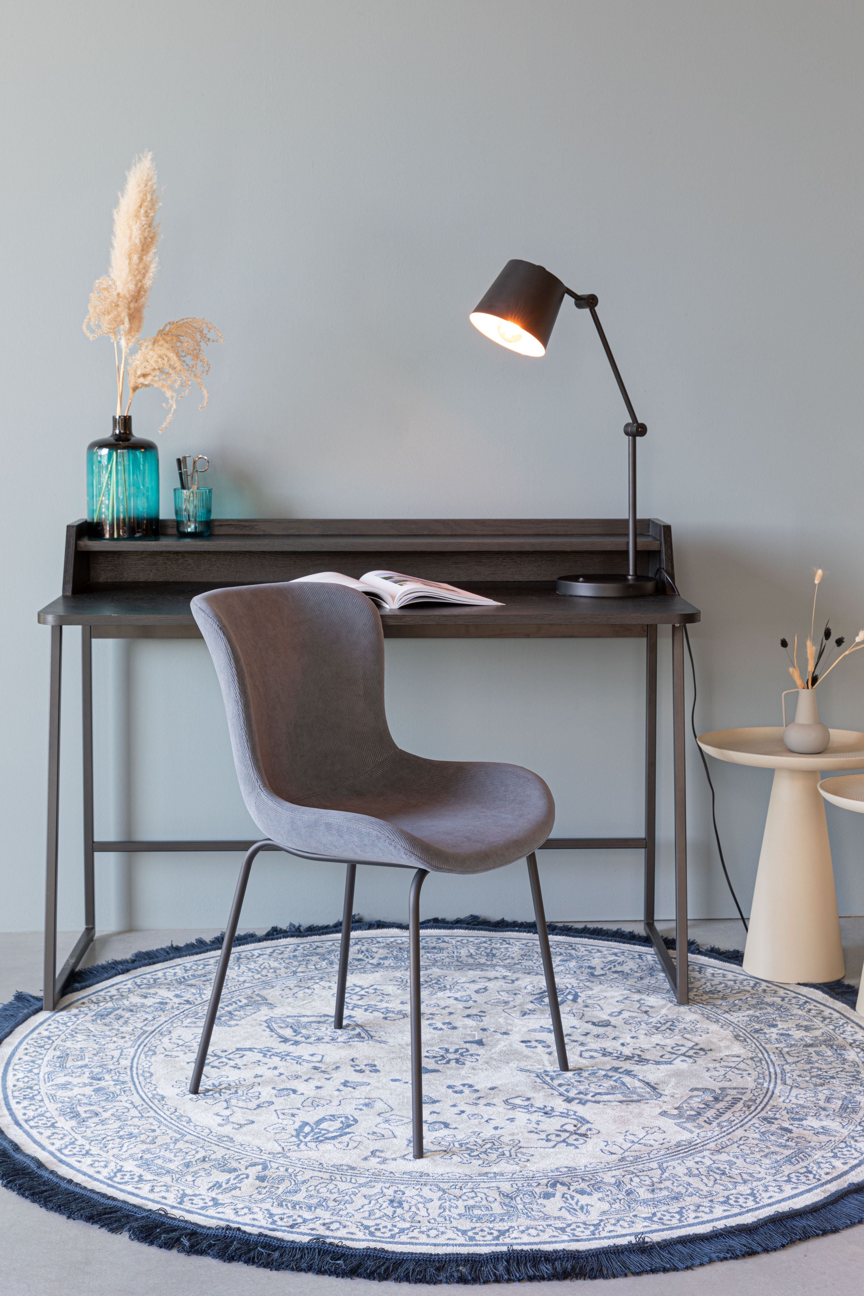 Schreibtisch mit Giorgio schwarzer Eichenfurnier