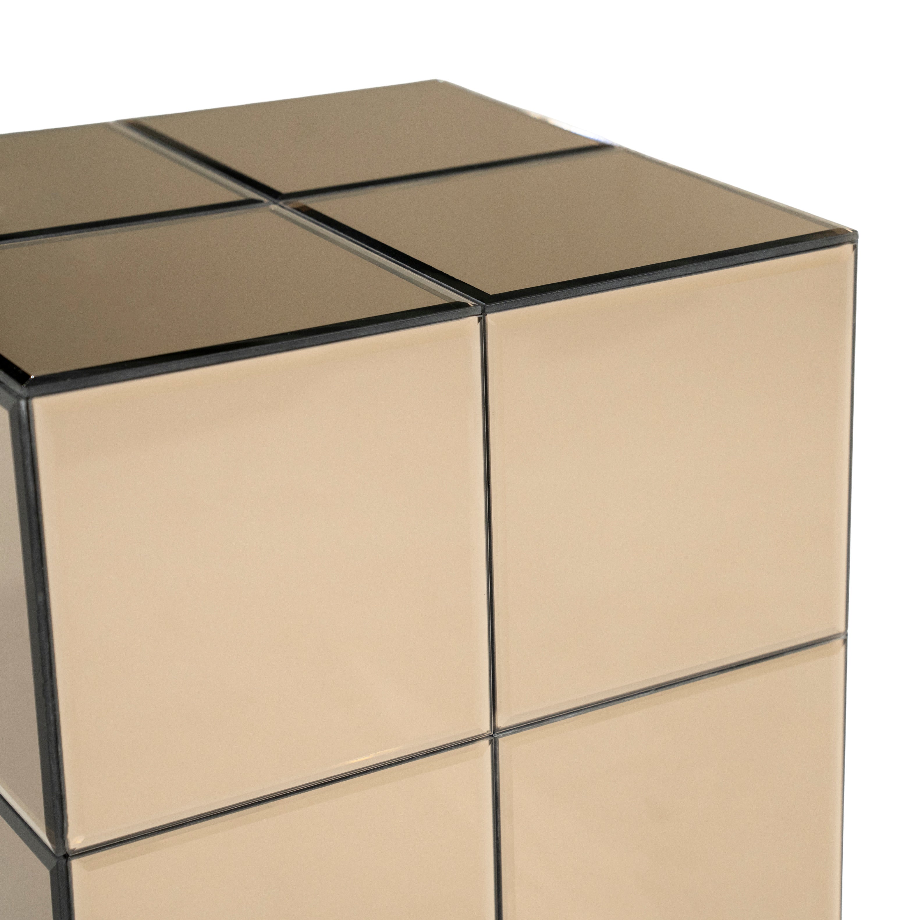 Stolik boczny FLECTRON brązowy